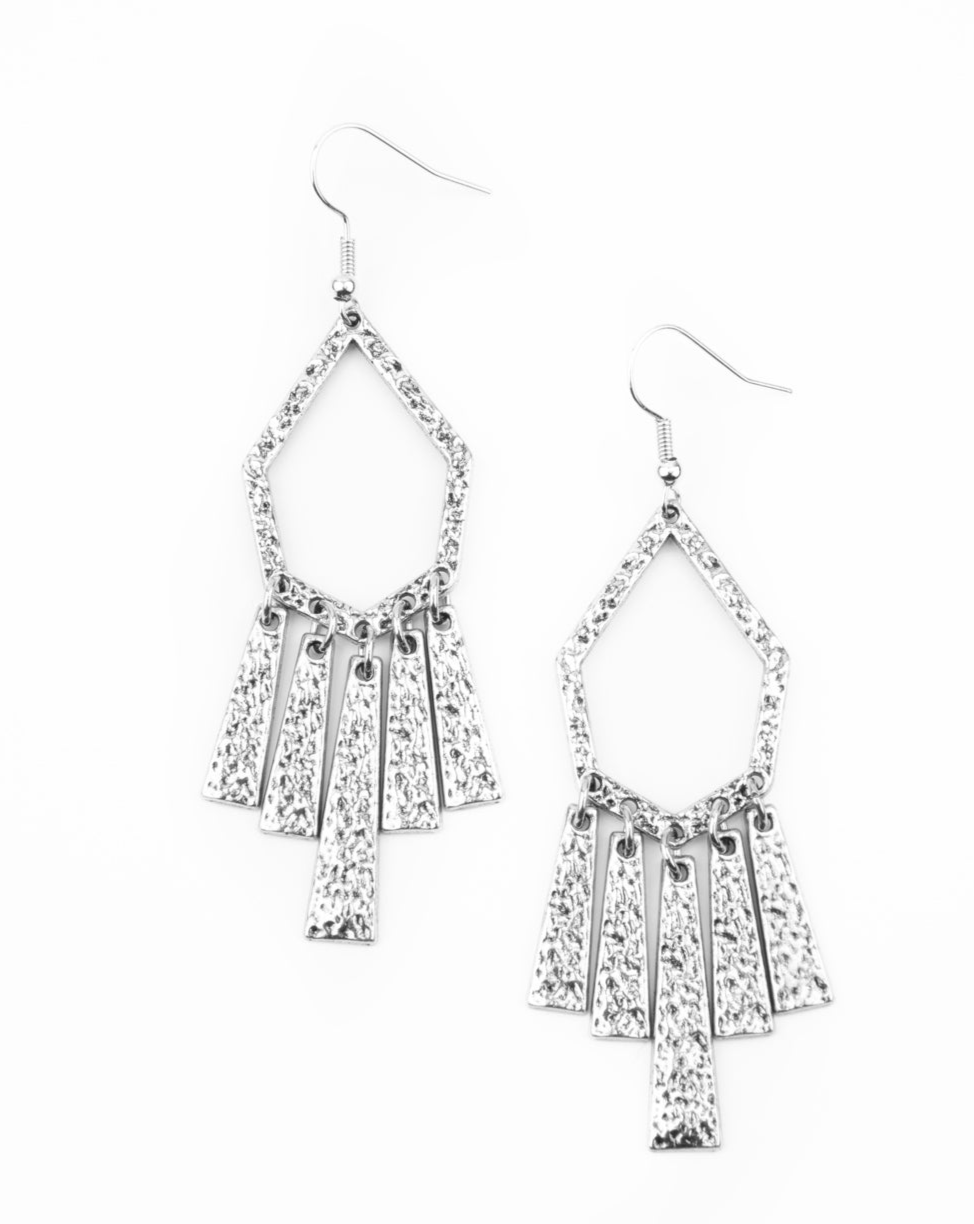 Museum Find Silver Earrings-New Arrivals