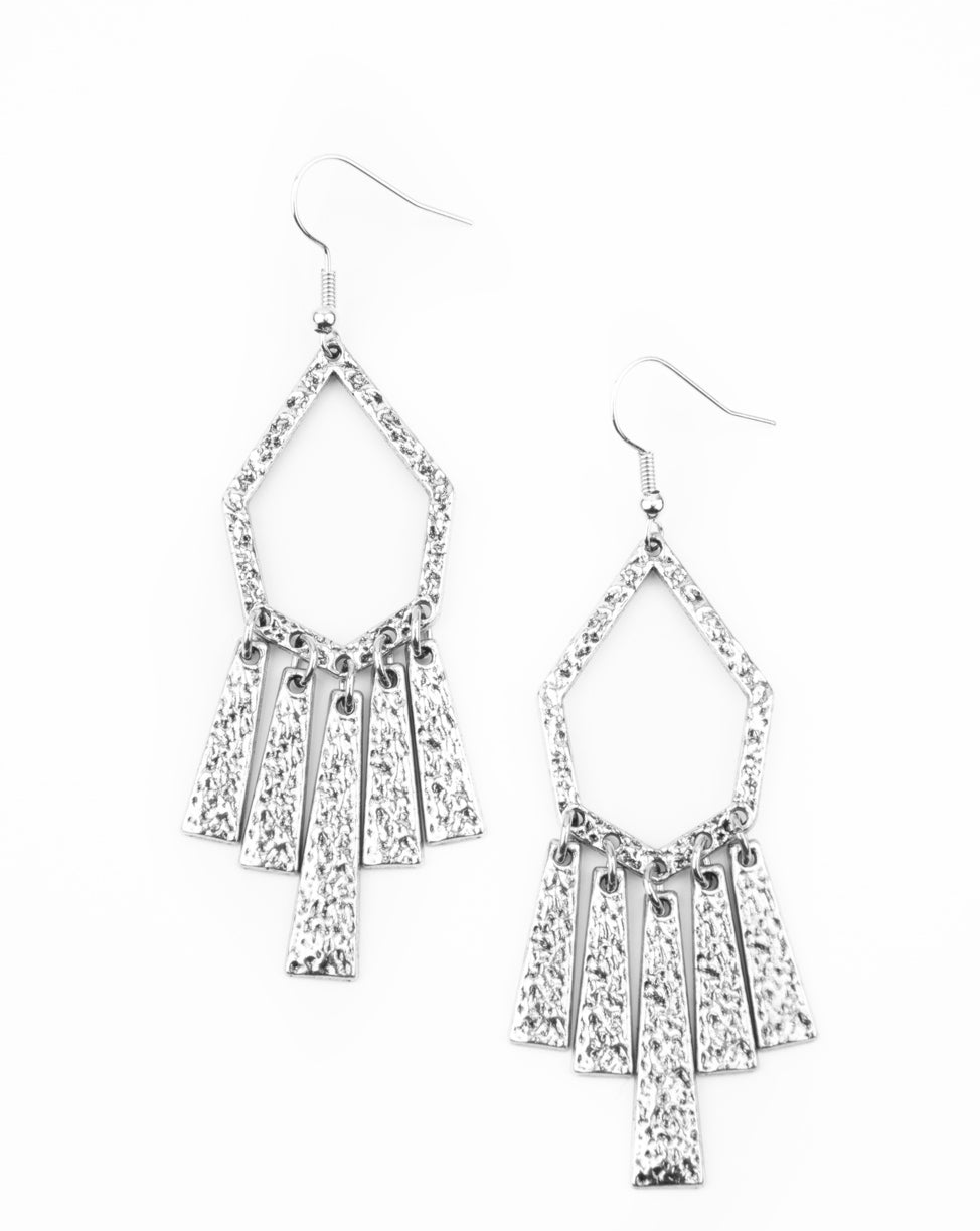 Museum Find Silver Earrings-New Arrivals