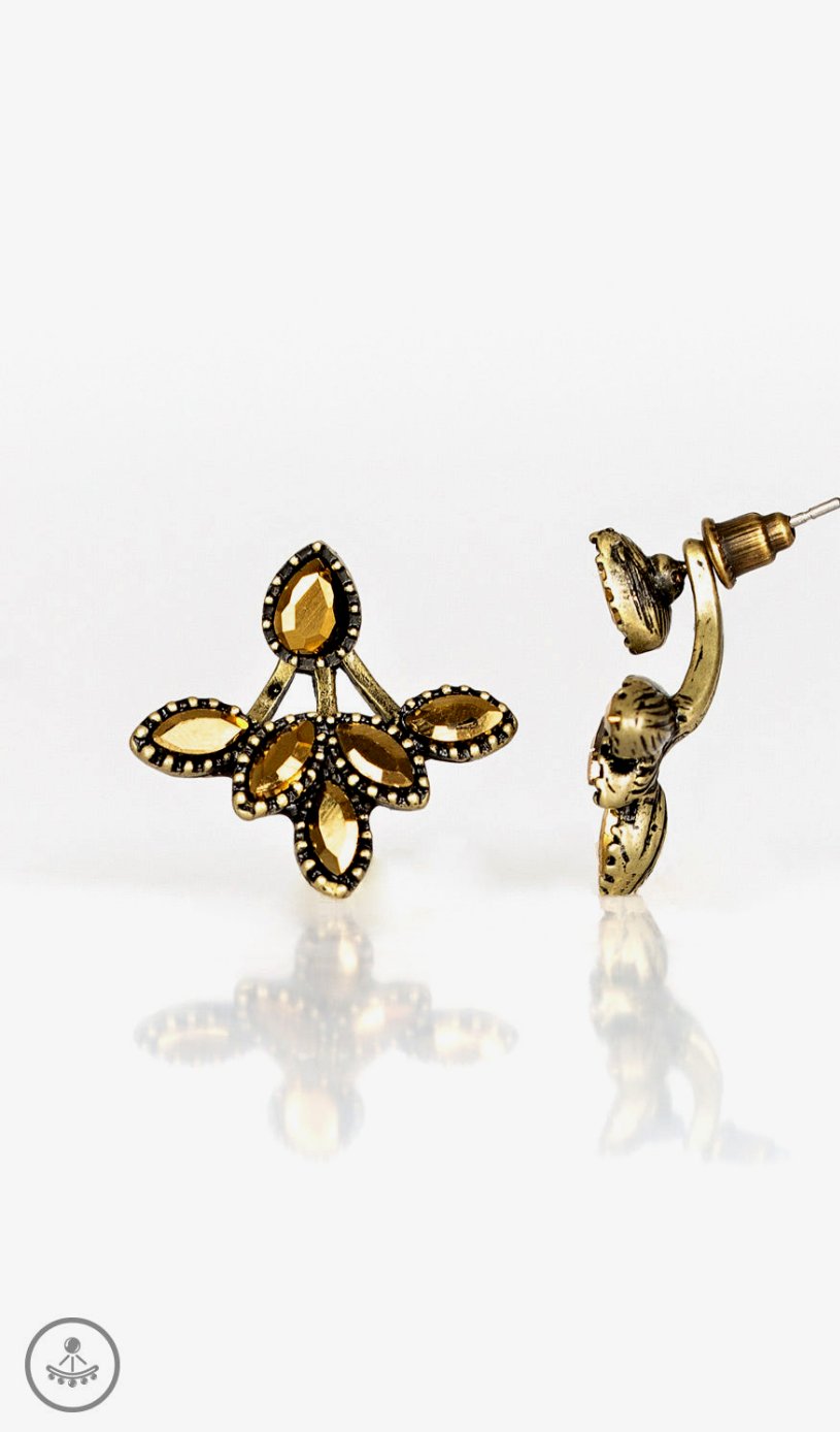 A Force To BEAM Reckoned With Brass - Earrings