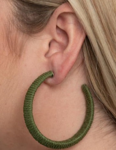 Twine and Dine black -Earrings