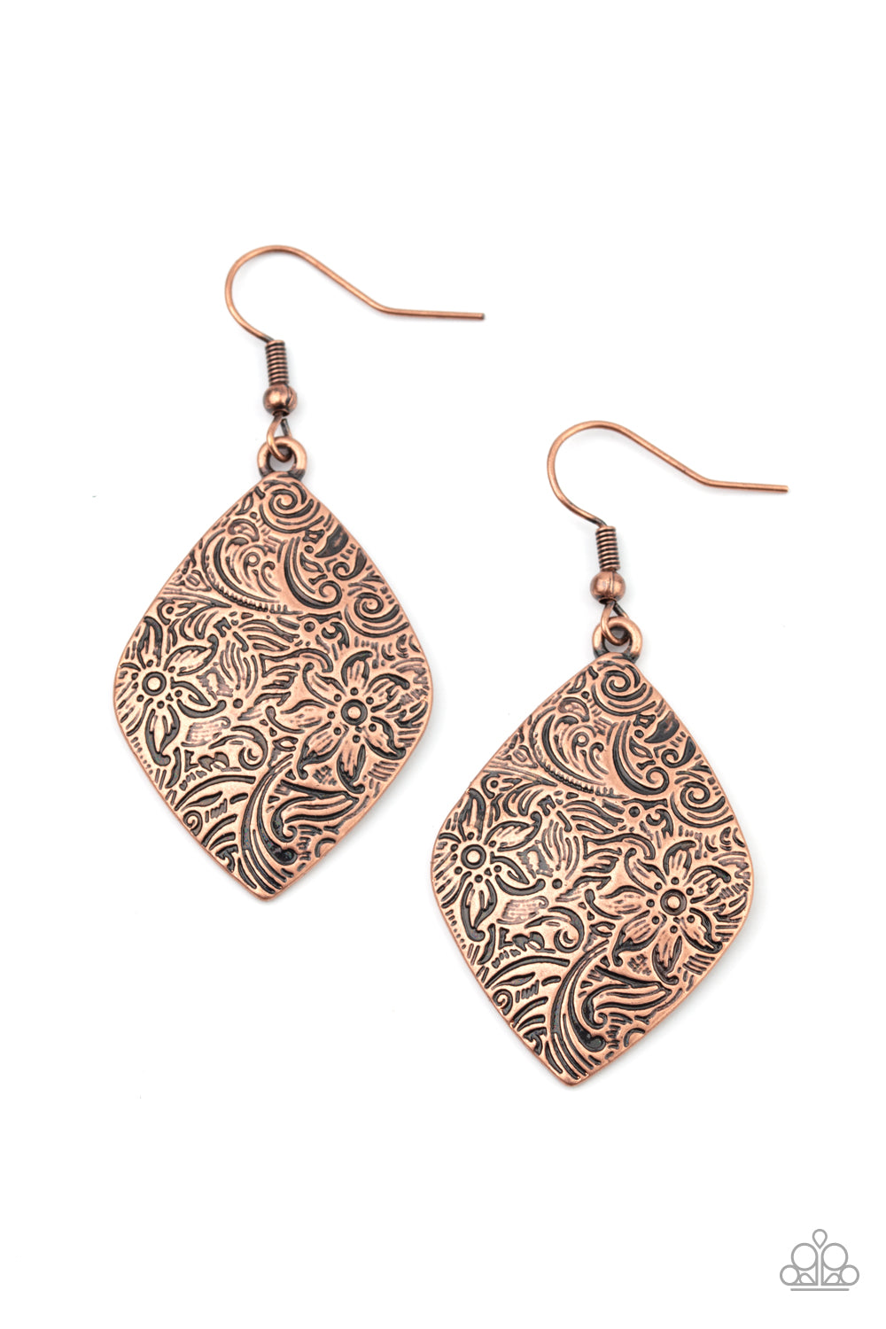 Flauntable Florals Copper - Earrings