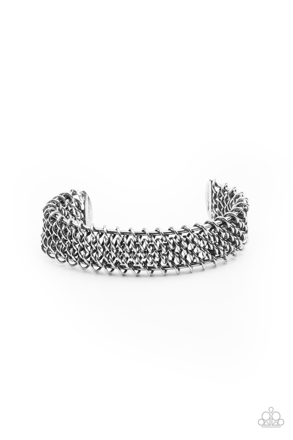 GRIDLOCK silver - Bracelets