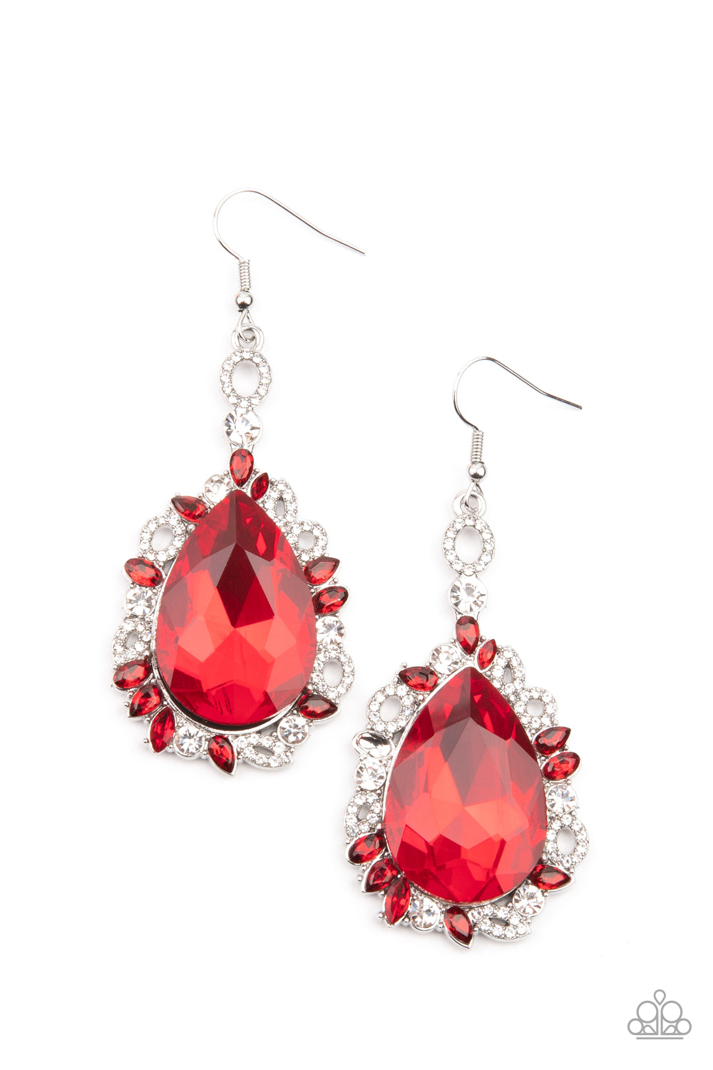 Royal Recognition Red -Earrings