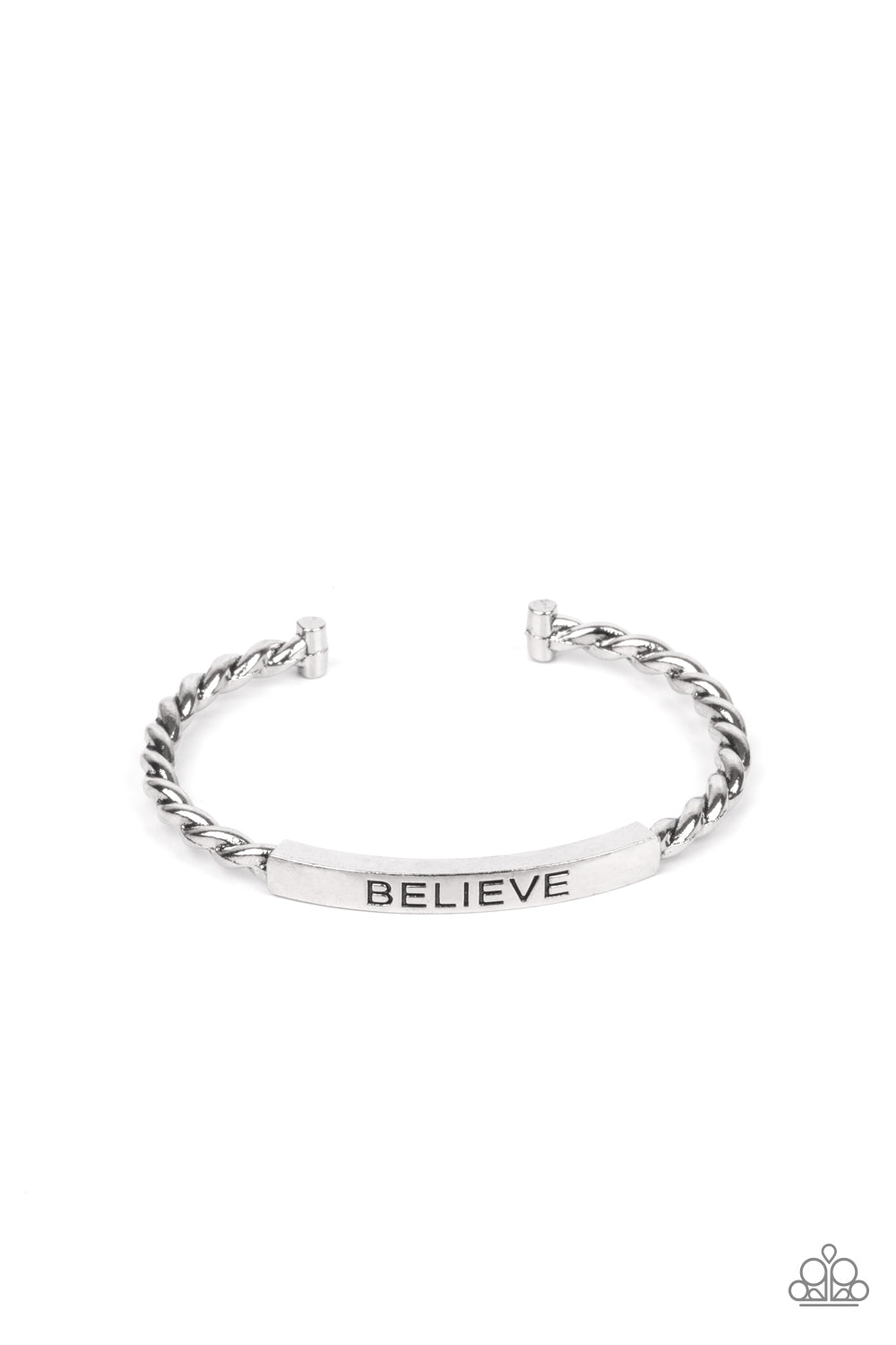 Keep Calm and Believe Silver - Bracelets