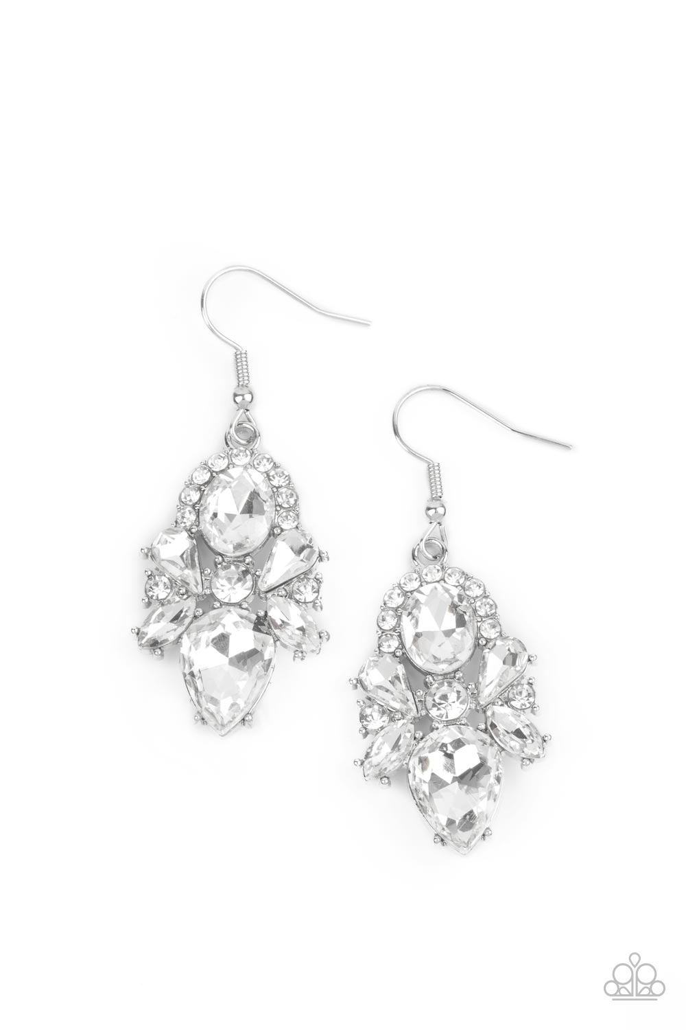 Stunning Starlet White -Earrings