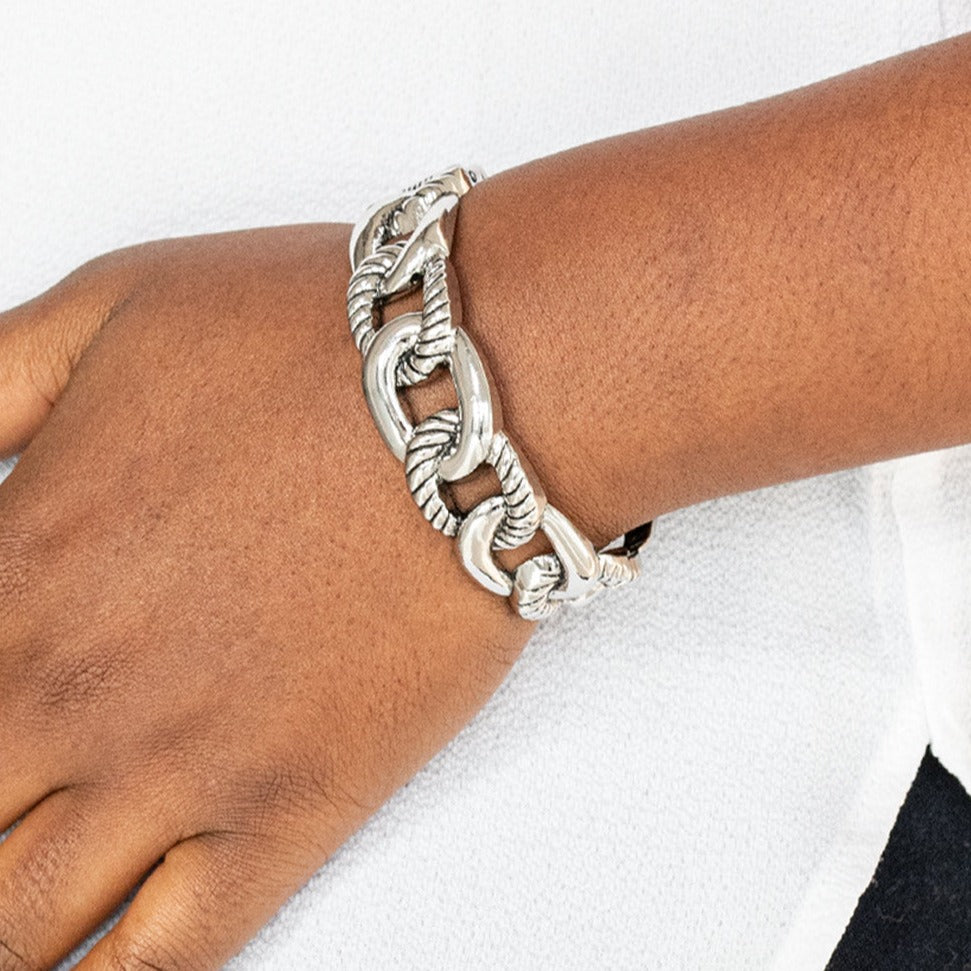 Bold Move Silver- Bracelets