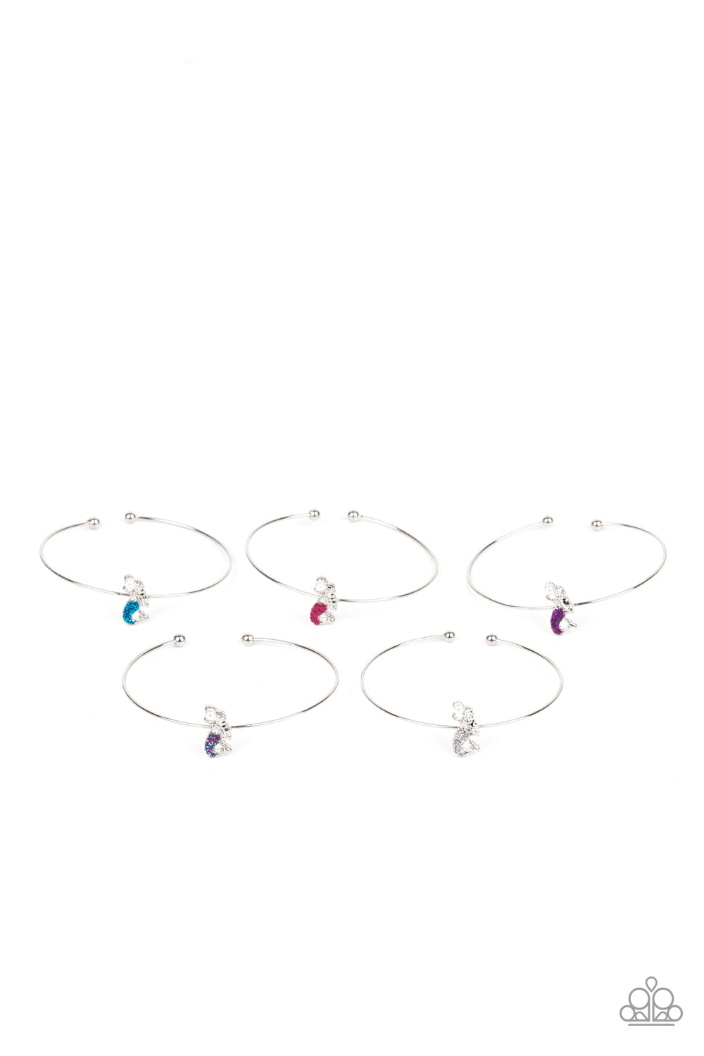 Assorted color Bracelet set cuff Bracelets - Starlit Shimmer