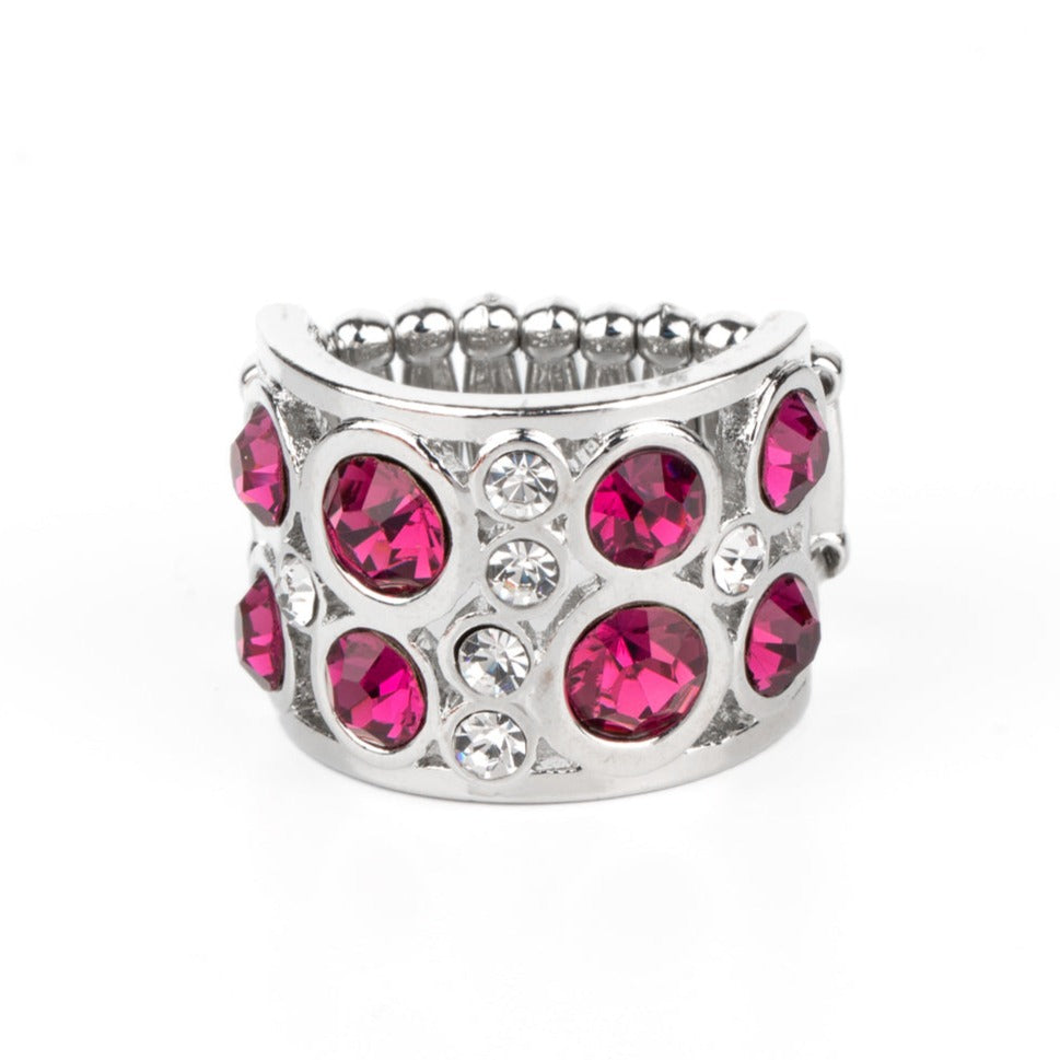 High Roller Royale Pink - Rings