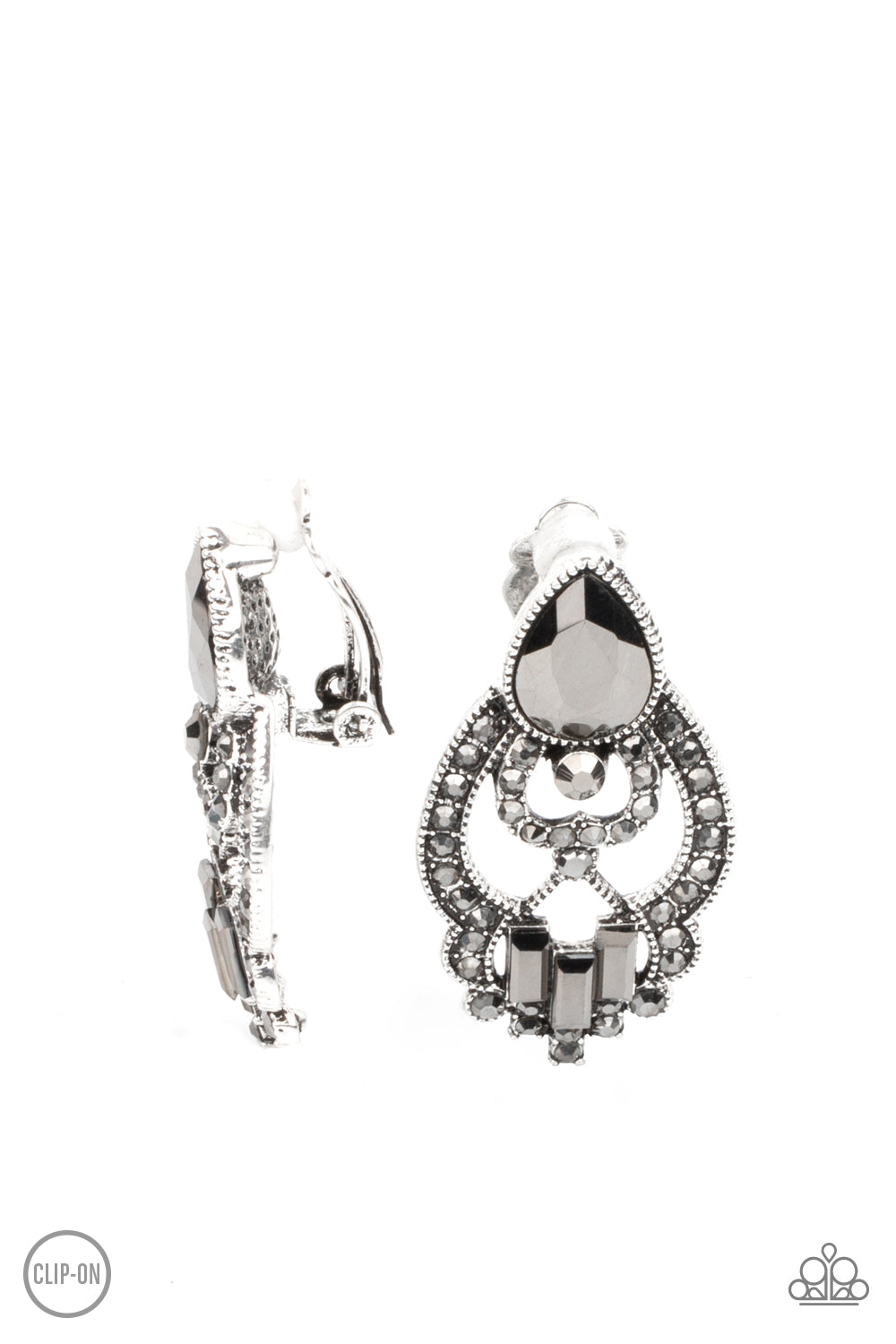 Glamour Gauntlet Silver - Earrings