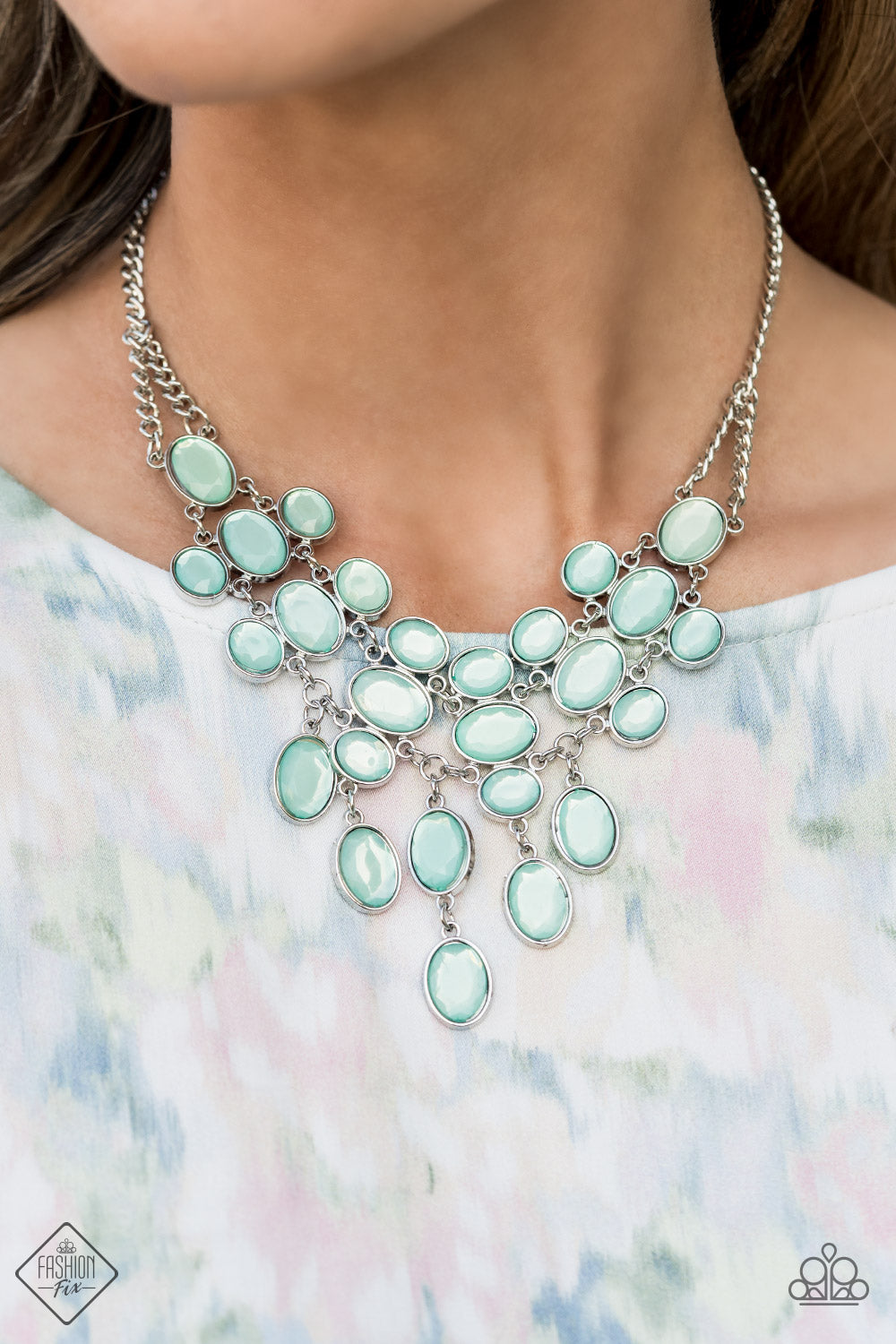 Serene Gleam Blue - Necklaces
