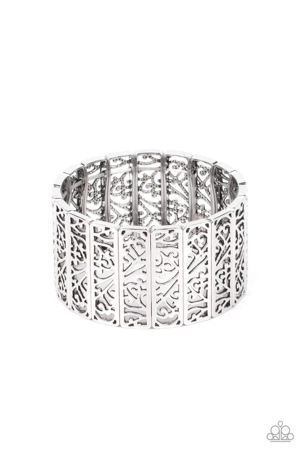 Ornate Orchards Silver - Bracelets