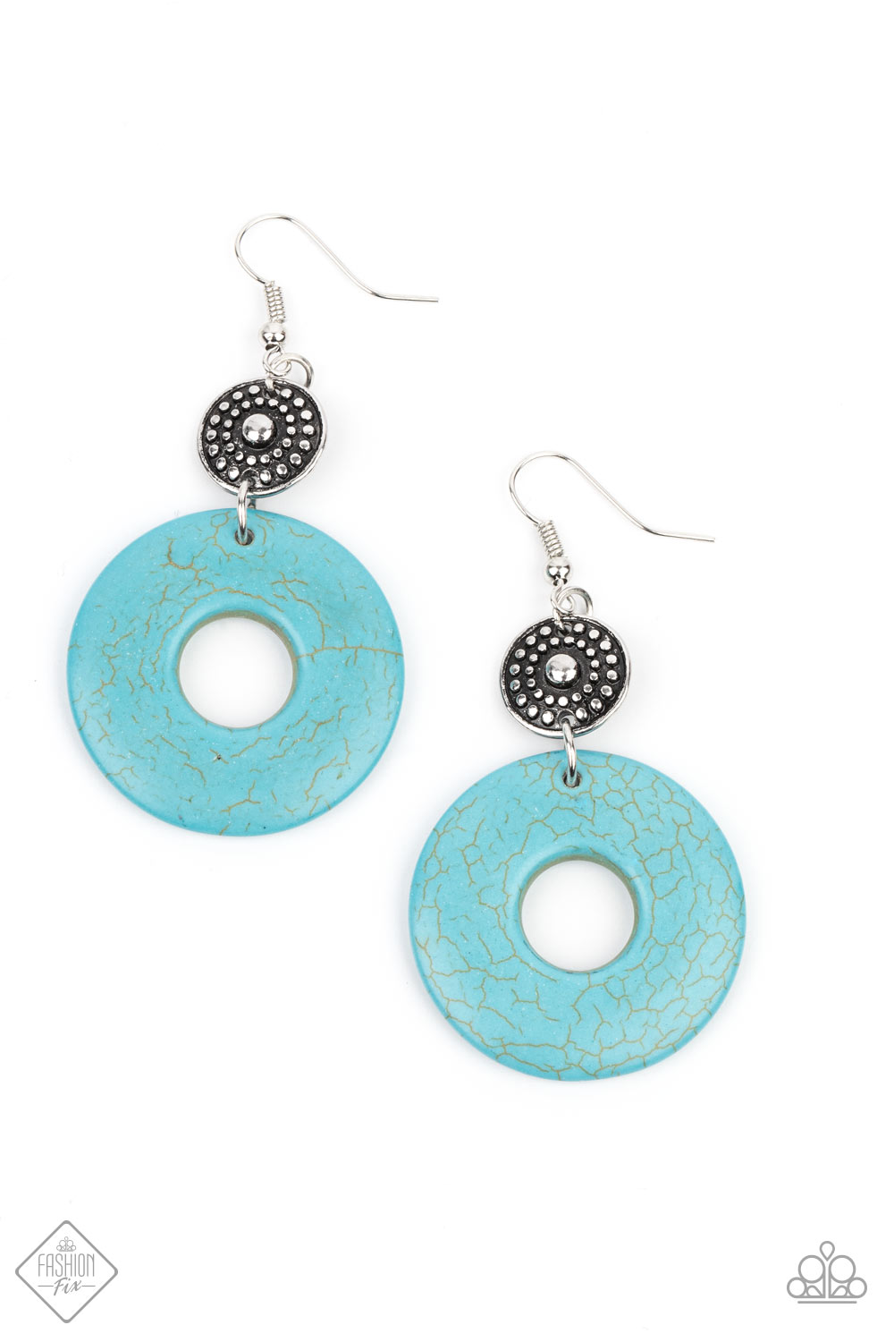 Earthy Epicenter Blue- Earrings