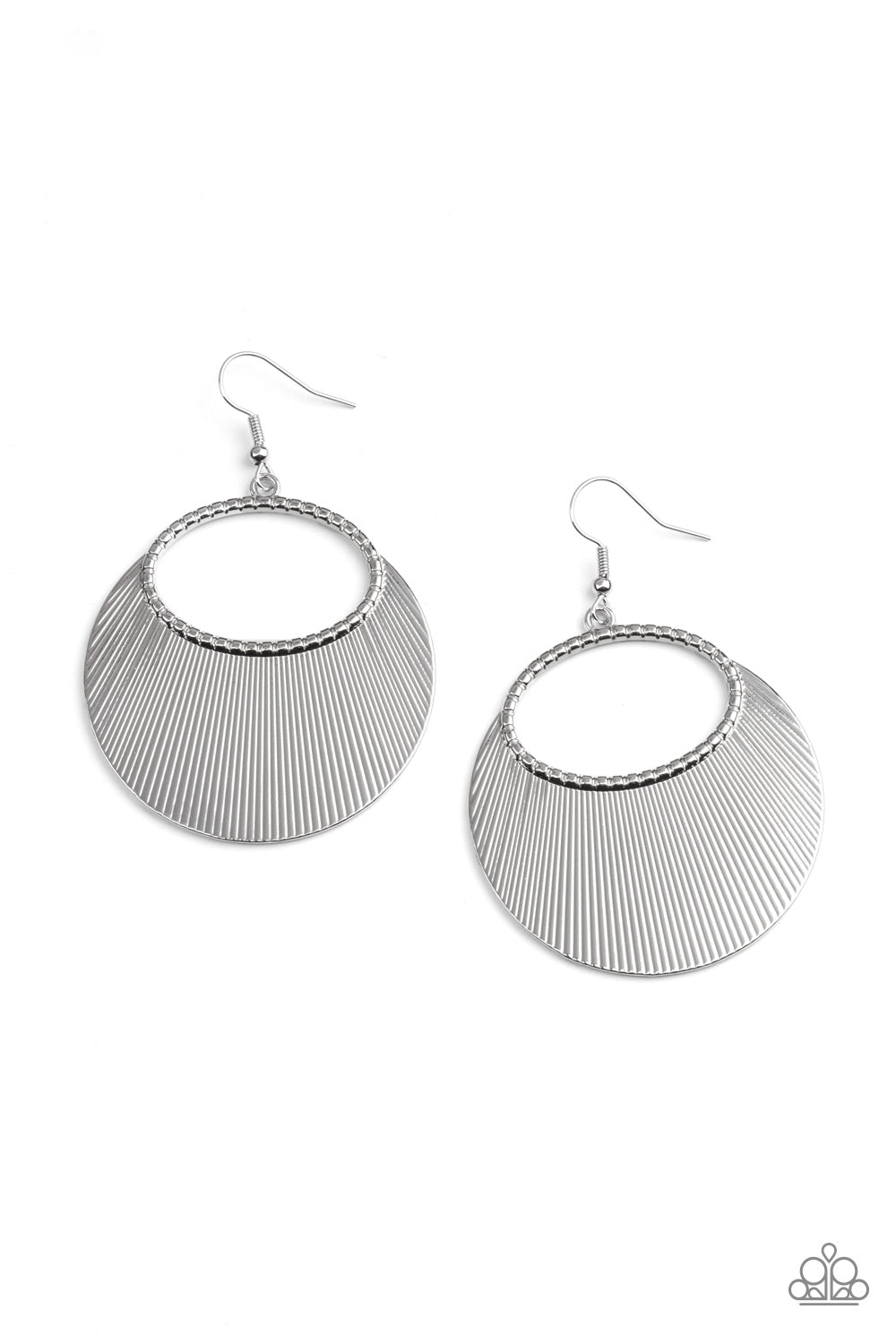 Fan Girl Glam Silver - Earrings
