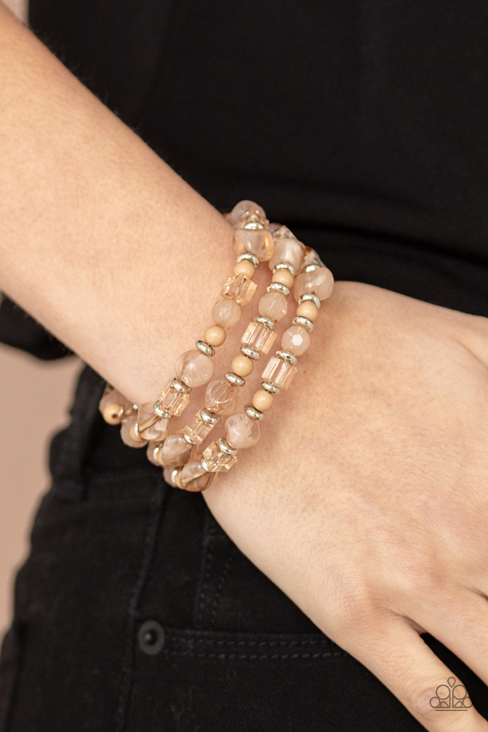 Girly Girl Glimmer Brown - Bracelets