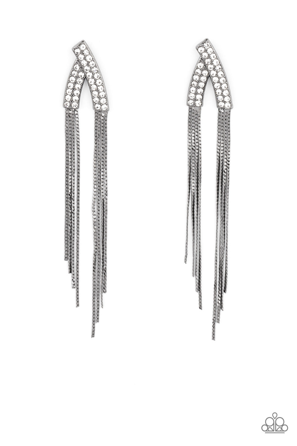 It Takes Two To TASSEL Black - Earrings