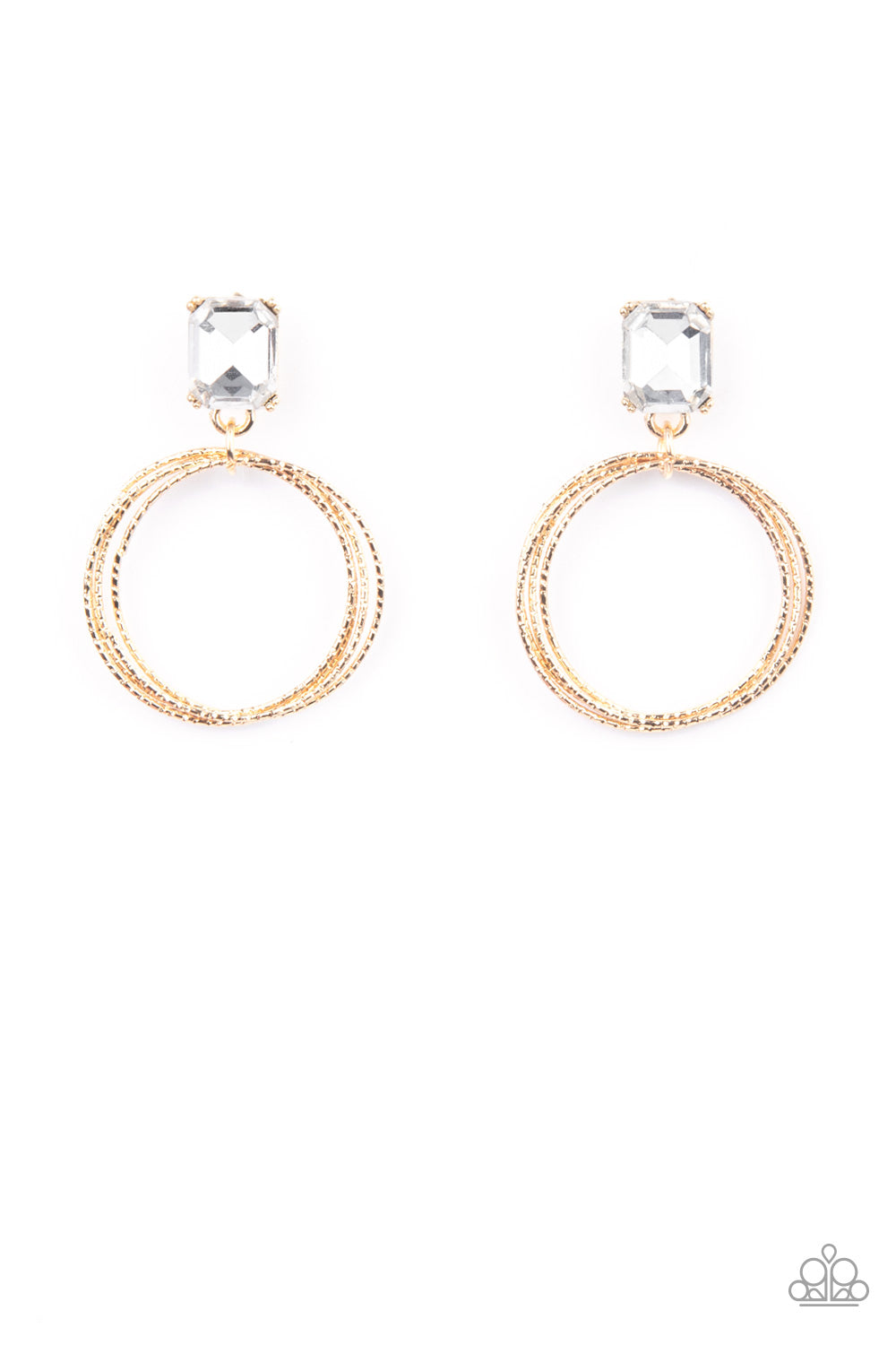Prismatic Perfection Gold - Earrings