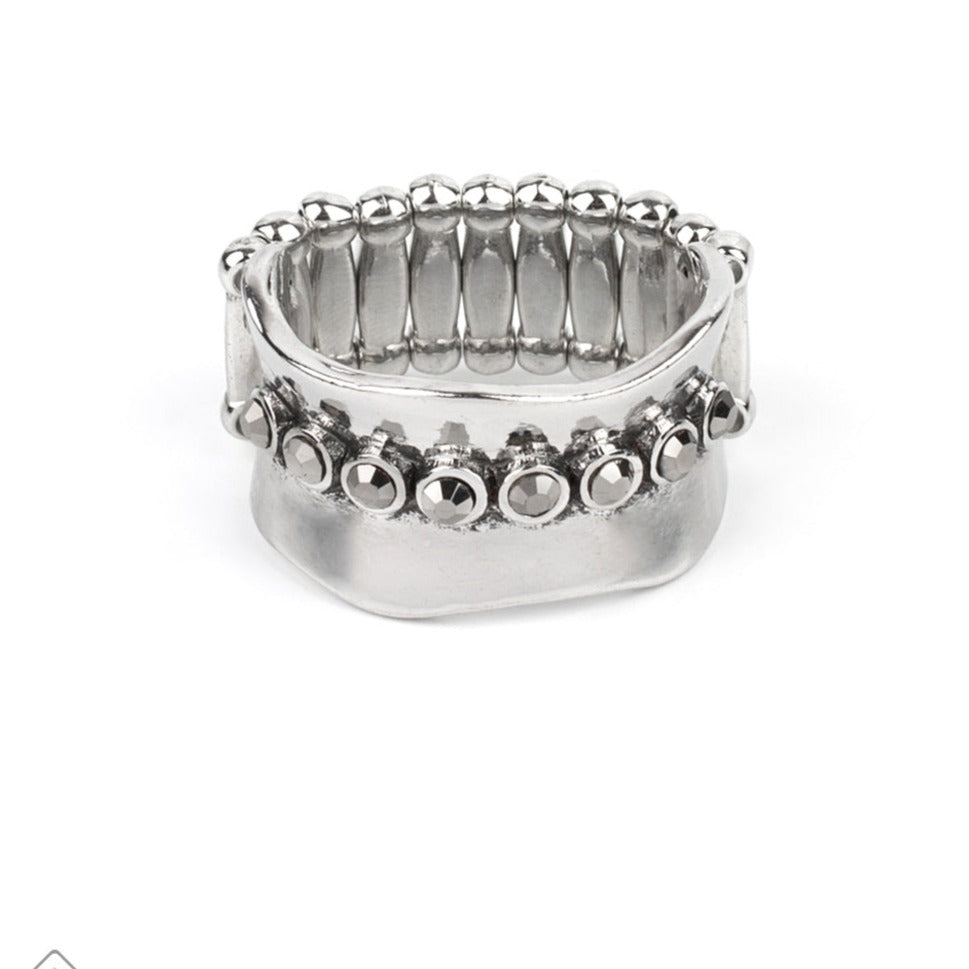 Scintillating Smolder Silver - Rings