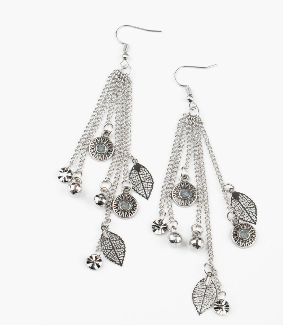 A Natural Charmer Silver - Earrings