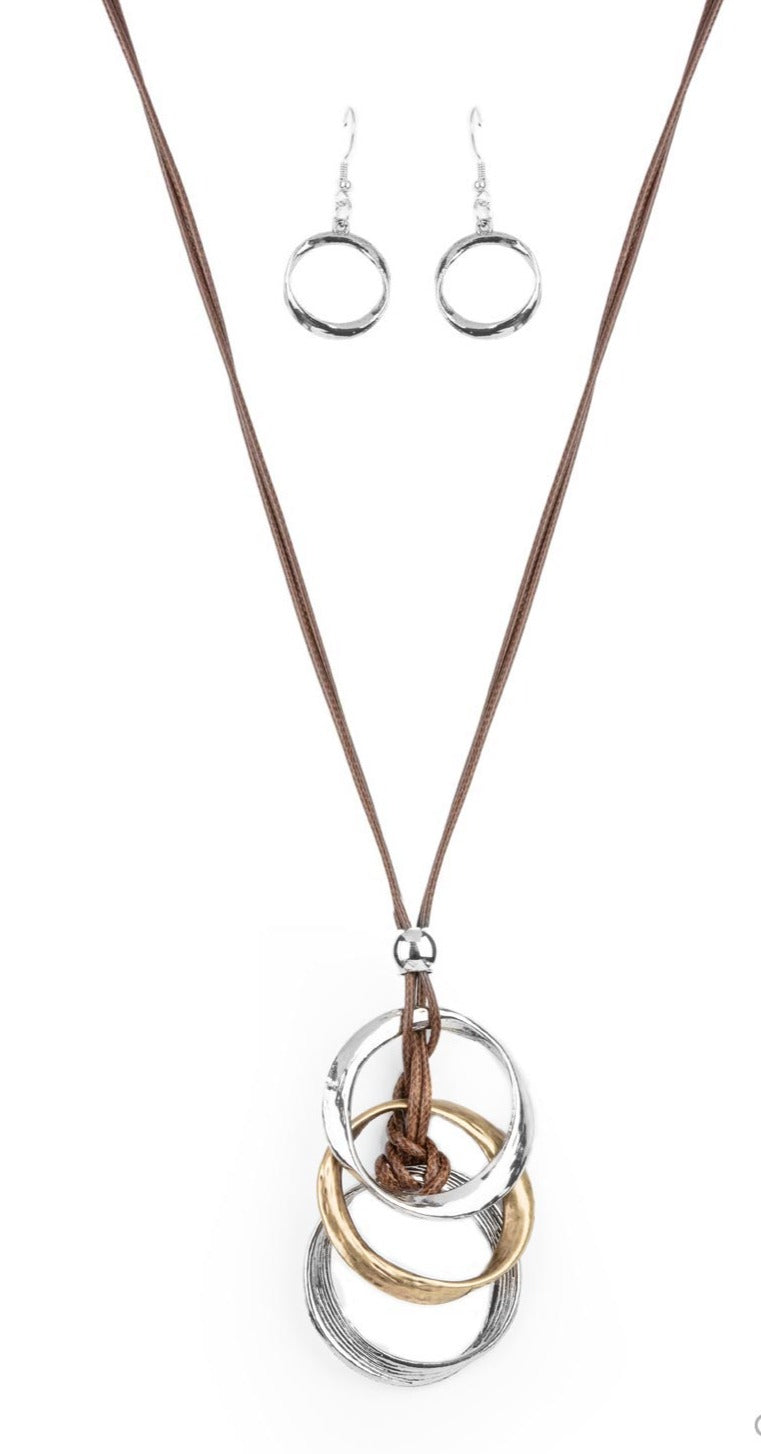 Harmonious Hardware Brown - Necklaces
