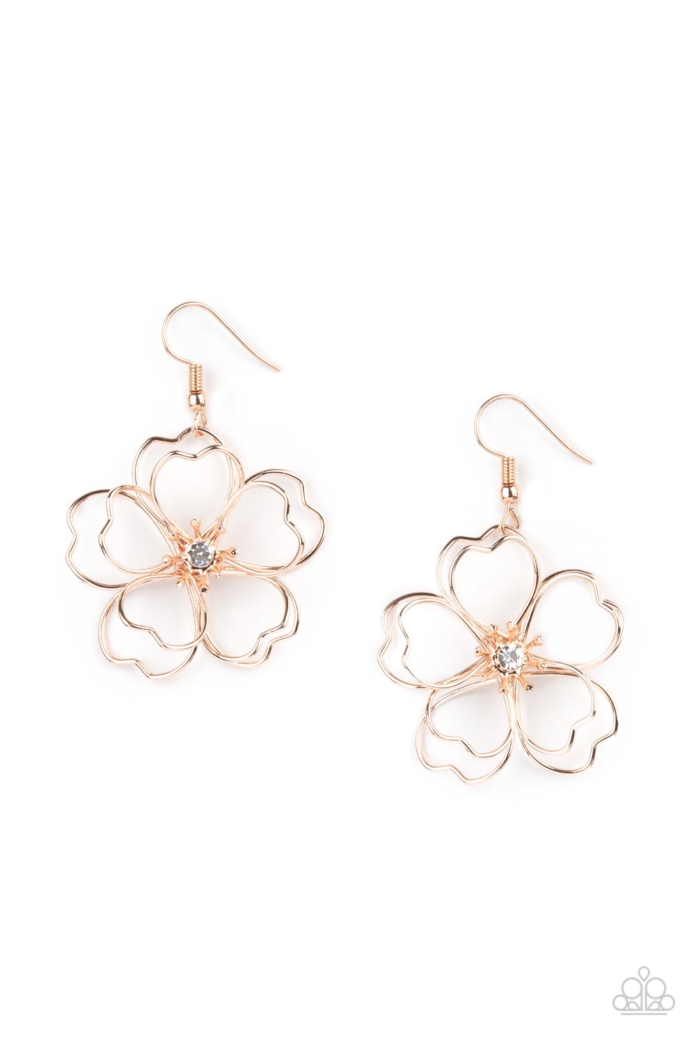 Petal Power Rose Gold - Earrings