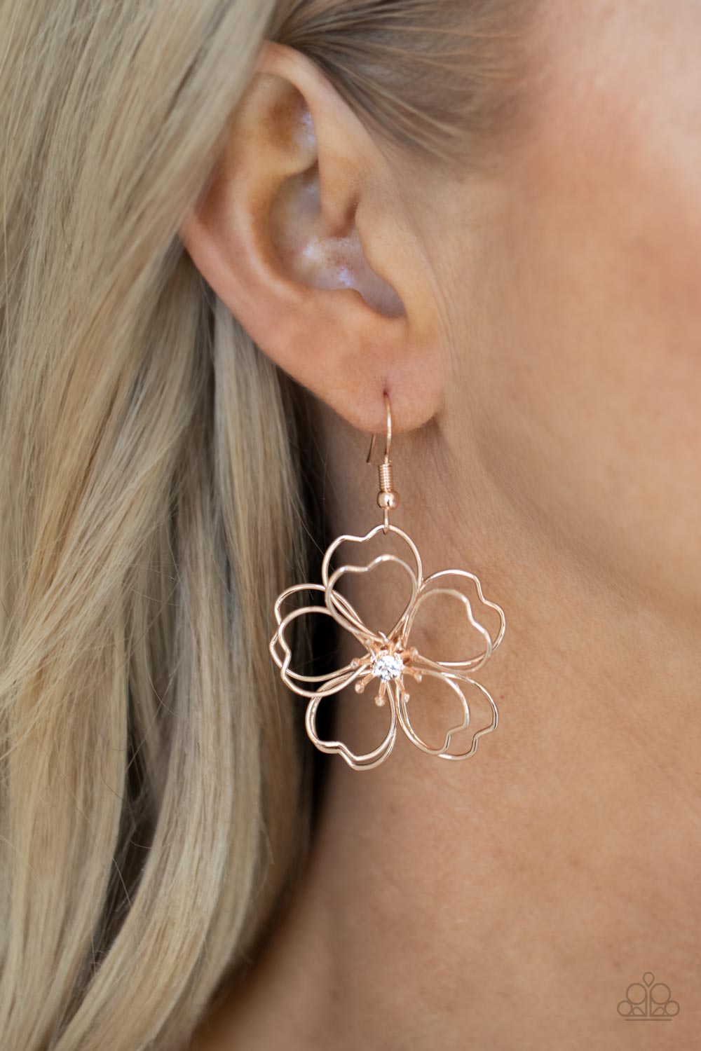 Petal Power Rose Gold - Earrings