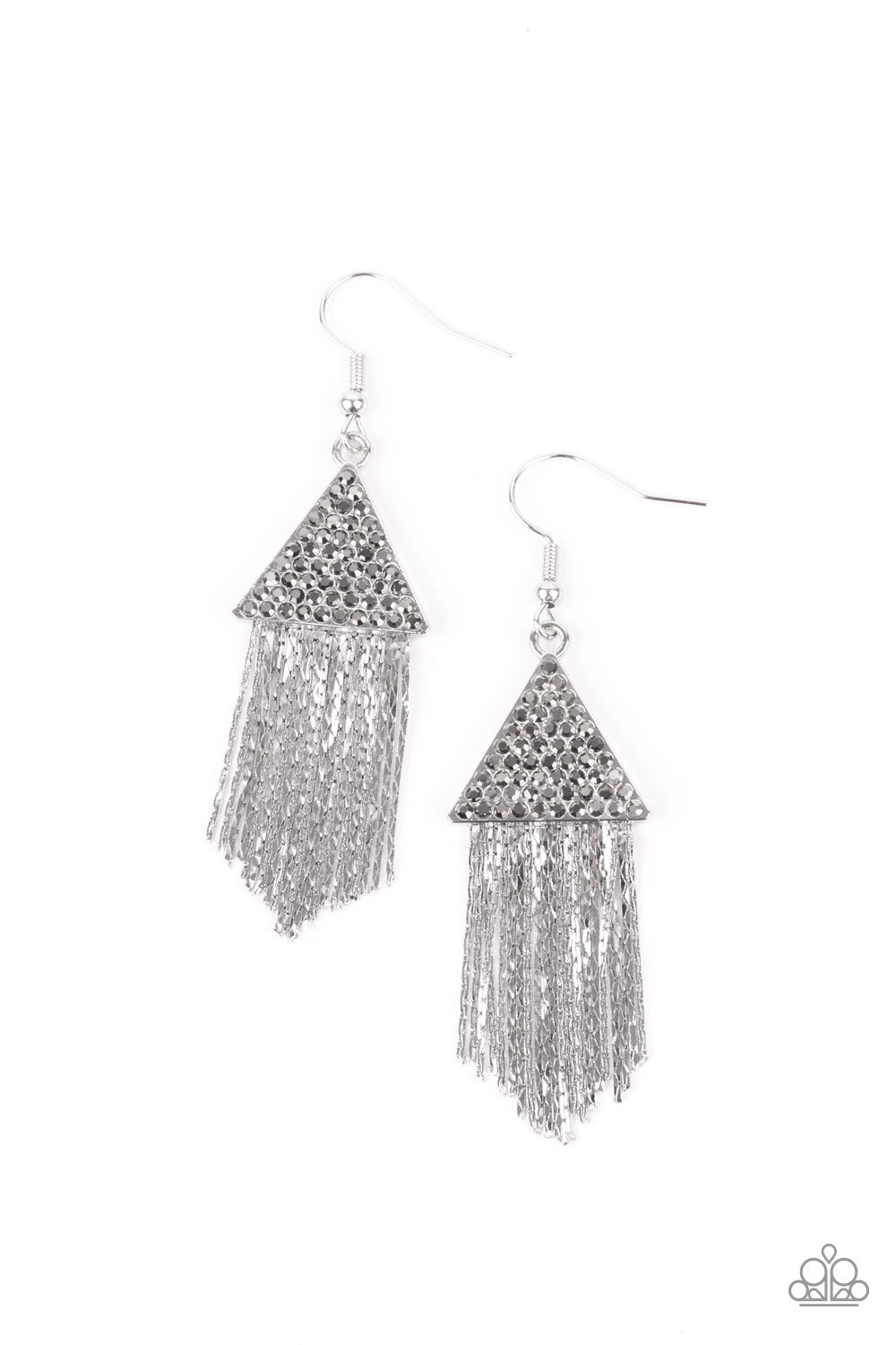 Pyramid SHEEN Silver - Earrings