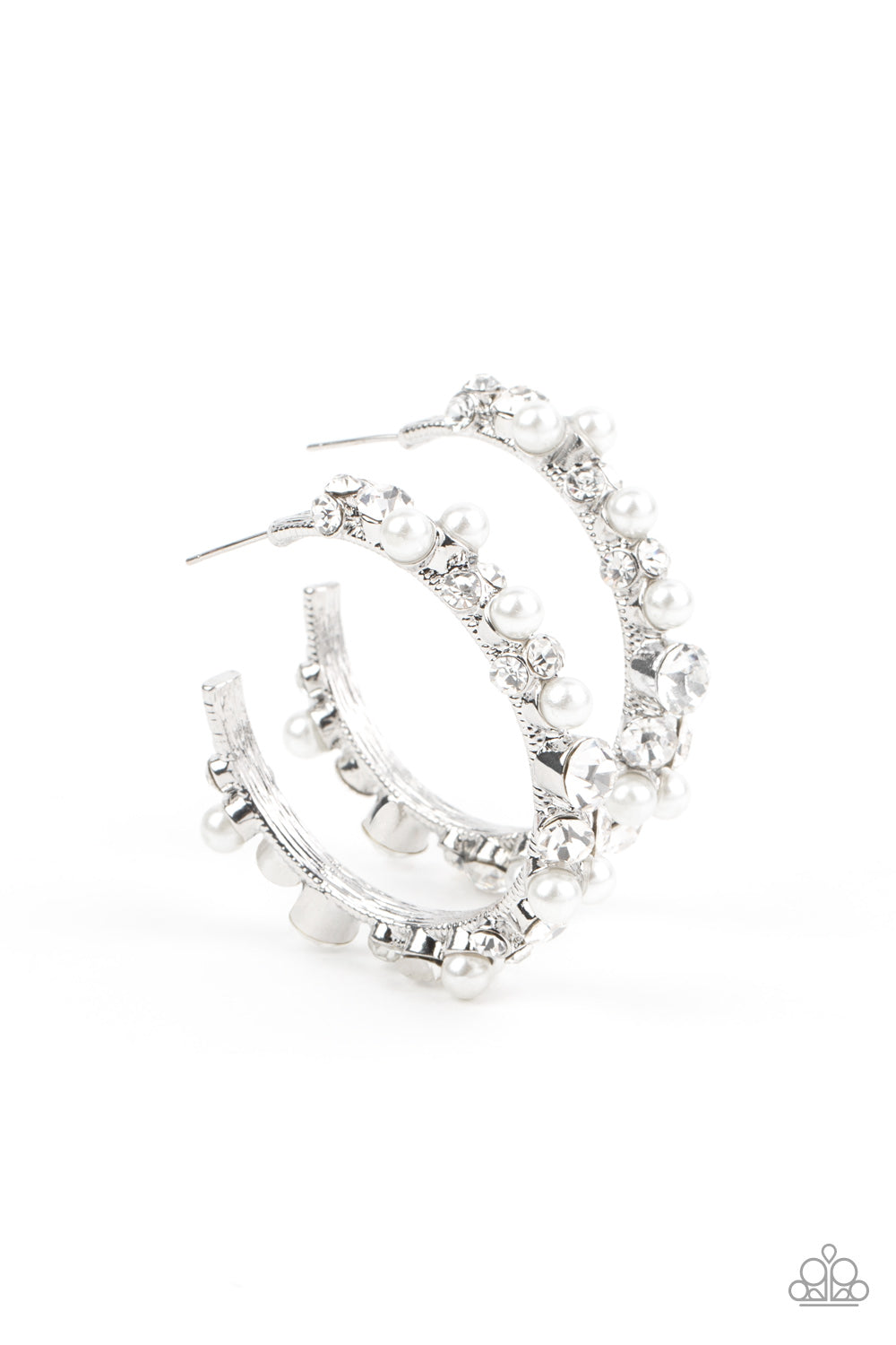 Let There Be SOCIALITE White - Earrings