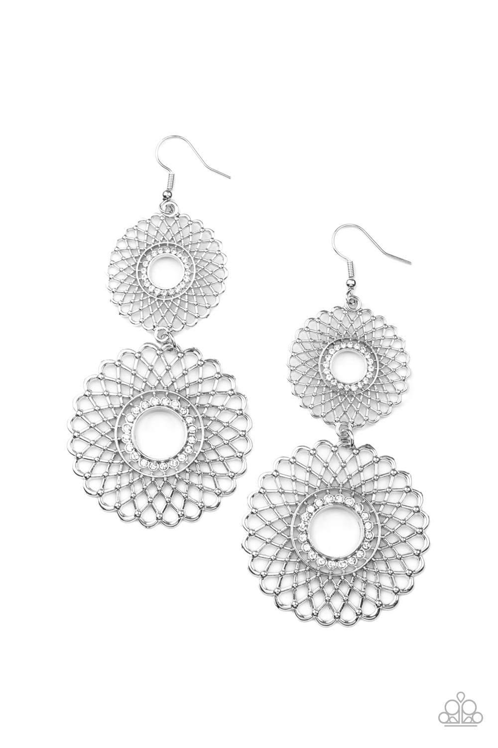 Regal Roulette White - Earrings