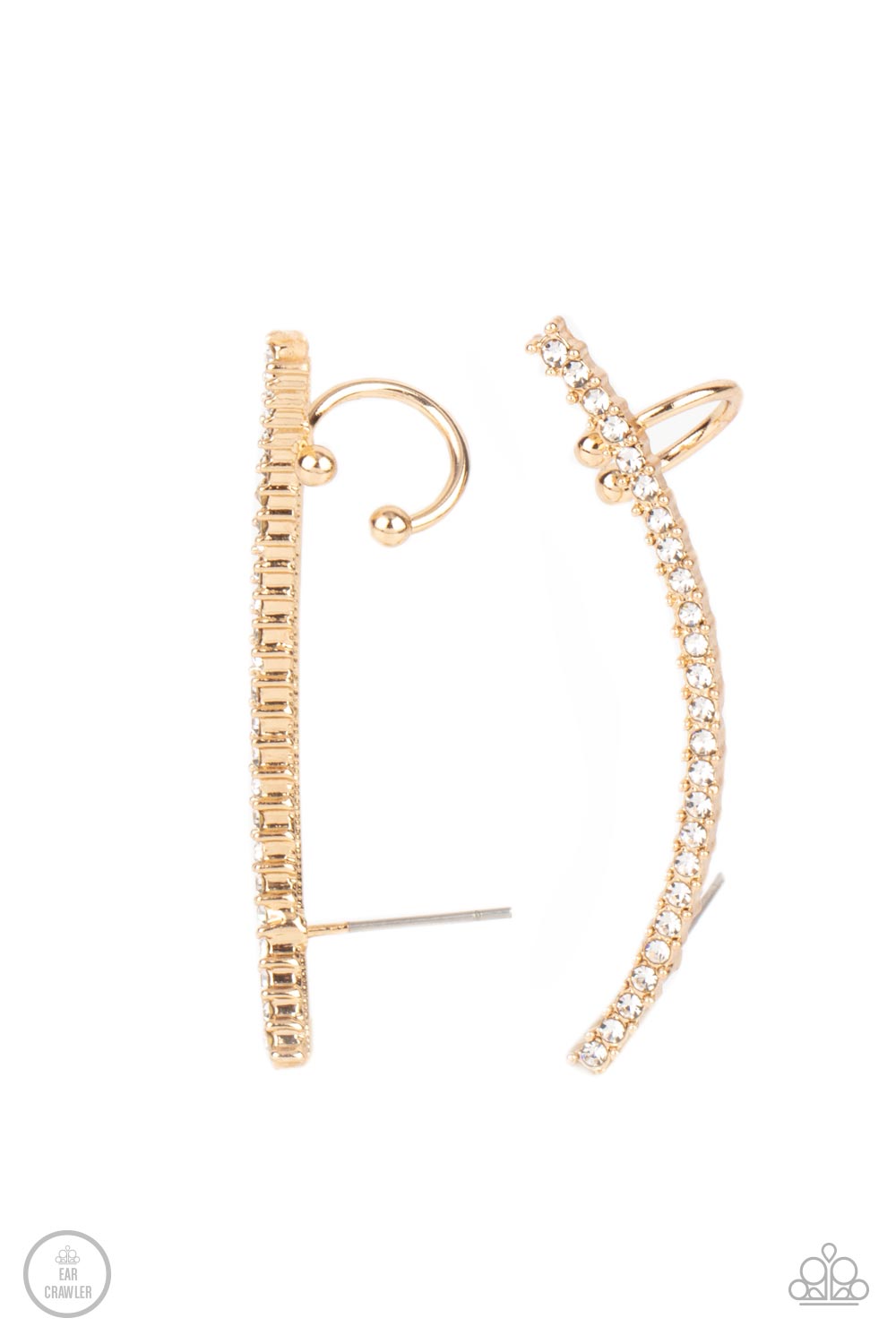 Sleekly Shimmering Gold - Earrings