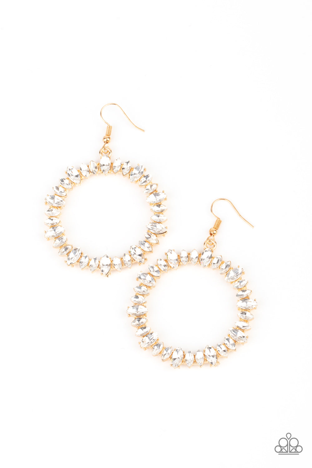 Glowing Reviews Gold -Earrings