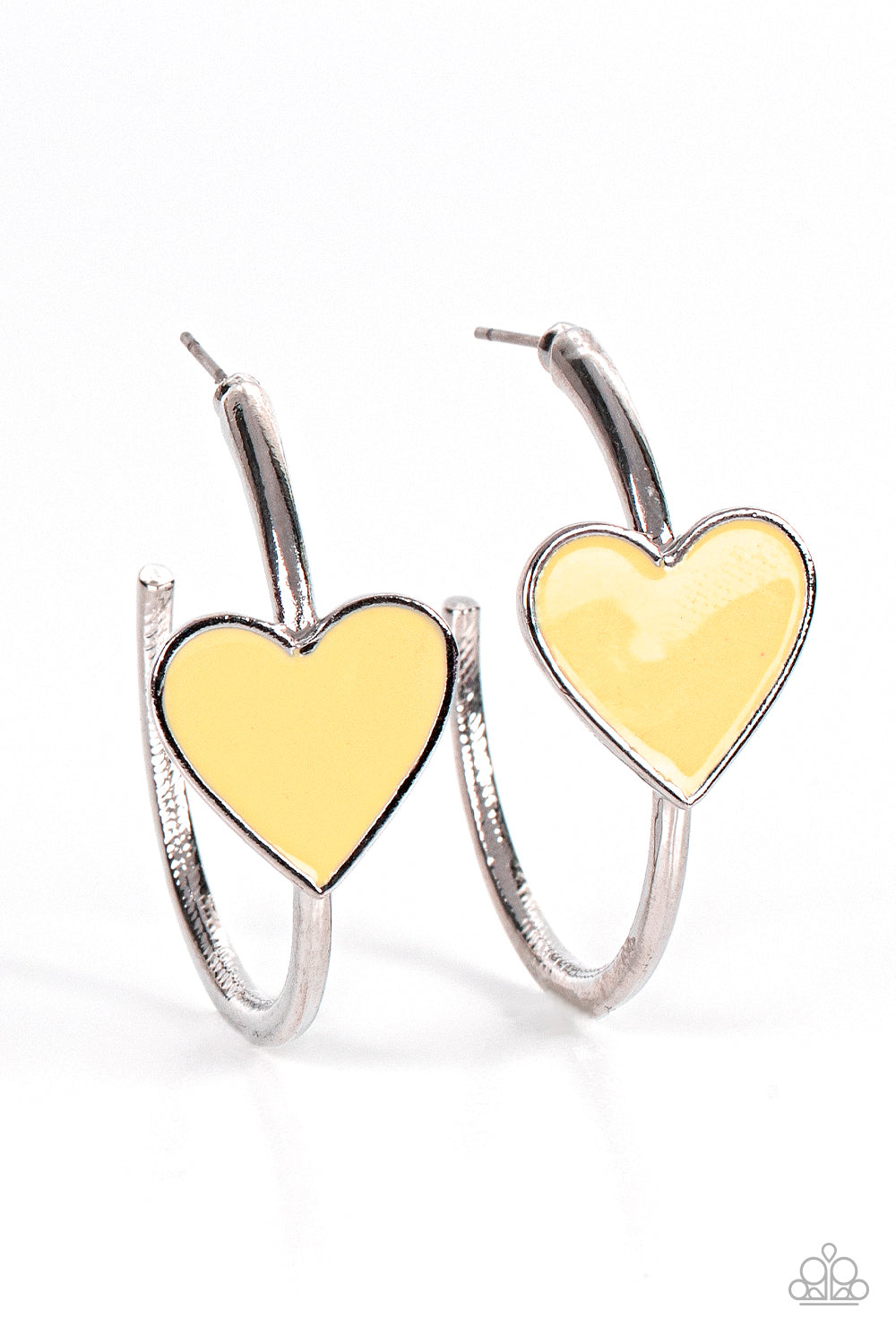Kiss Up Yellow - Earrings
