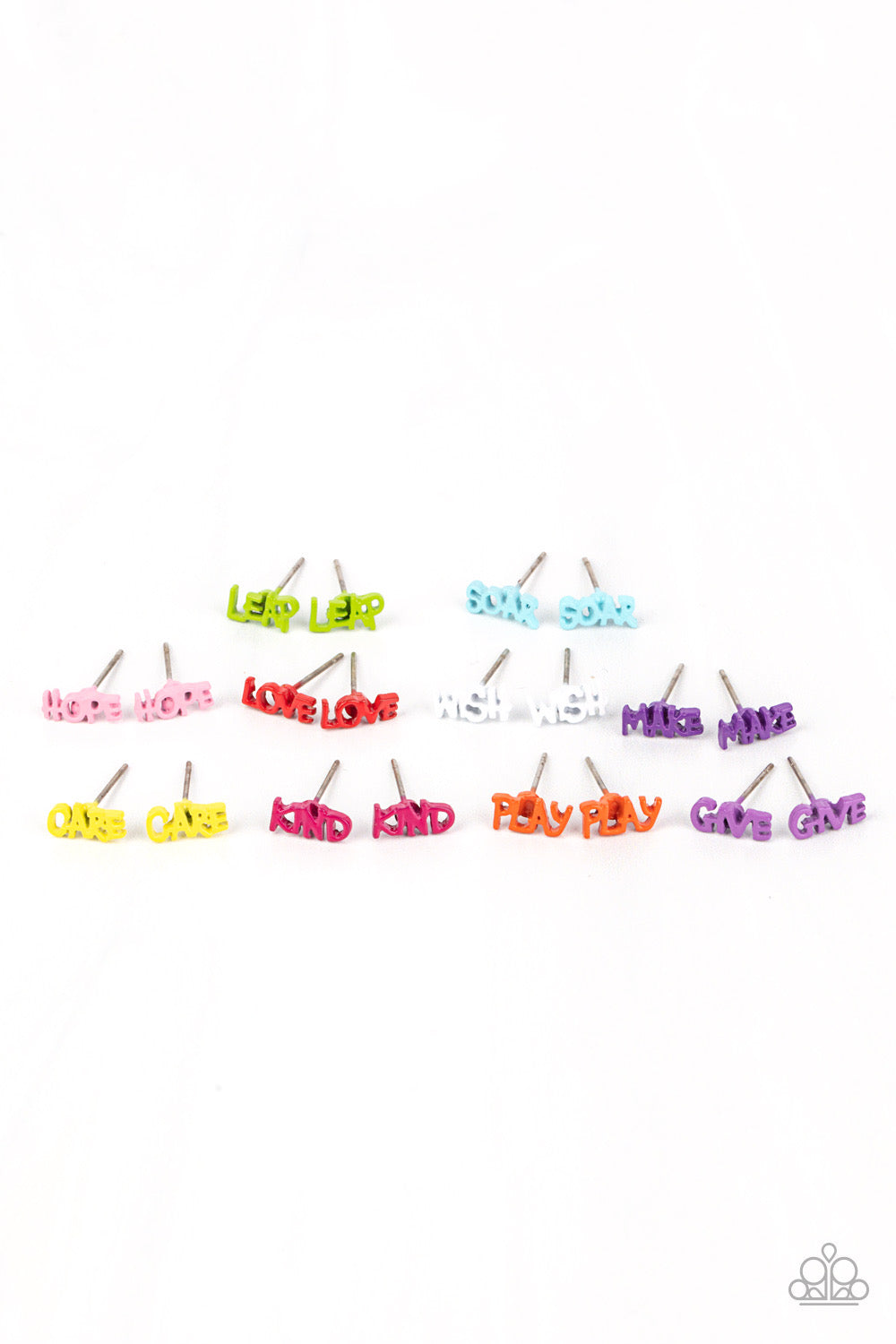 Multi saying colorful earrings - Starlit shimmer