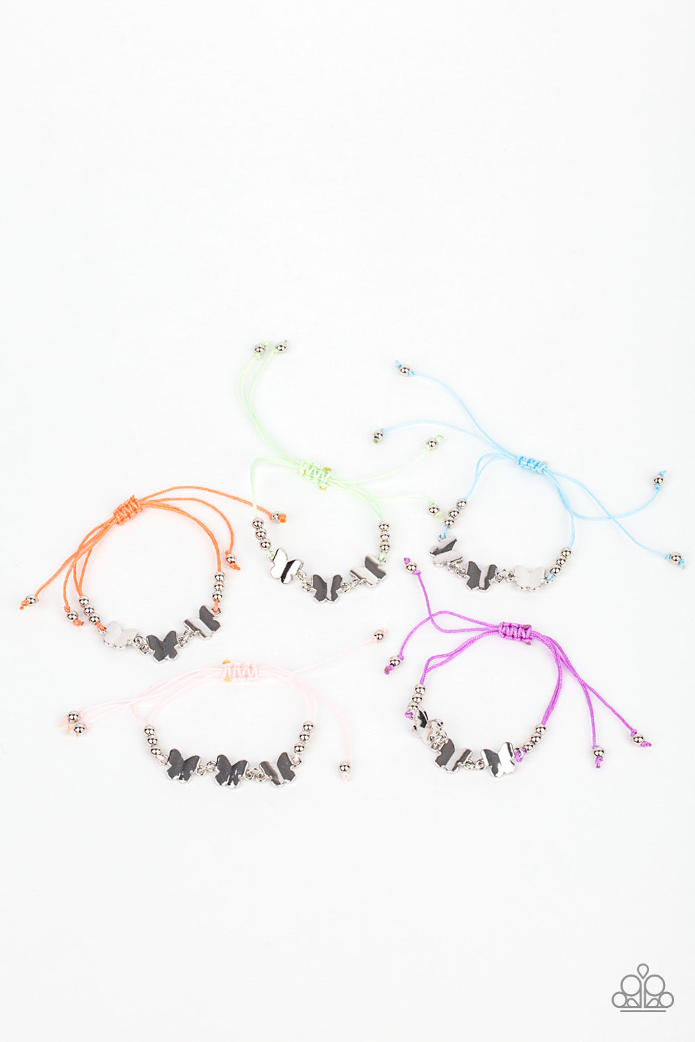 Multi colored butterfly bracelets