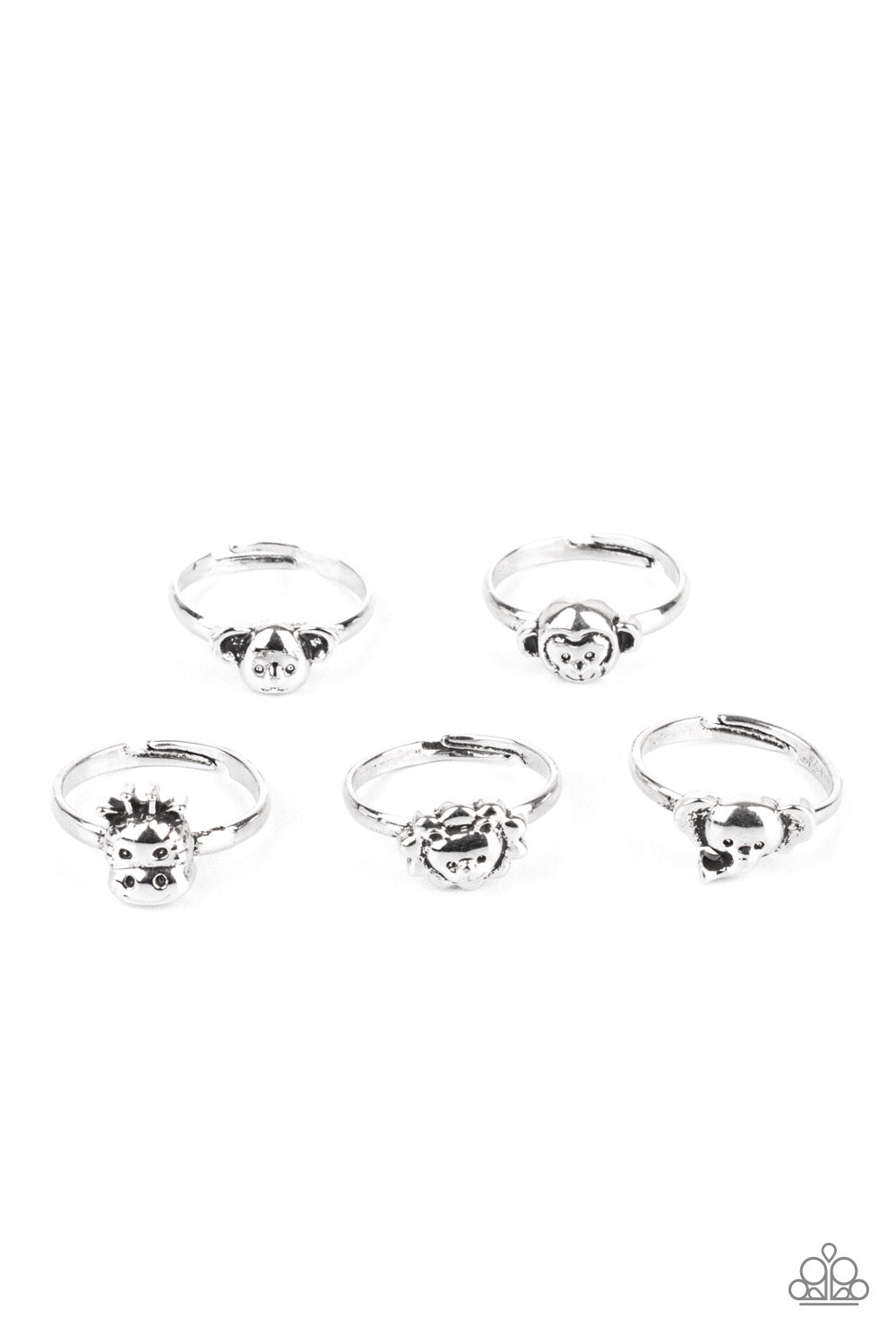 Silver rings - starlit shimmer