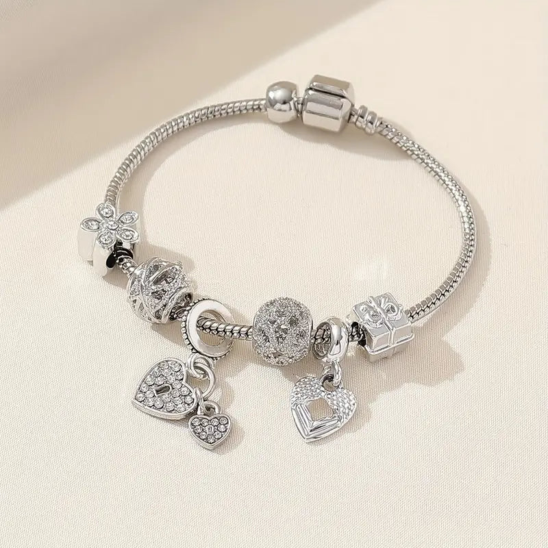 Multi charm beaded bracelet#1-New Arrivals