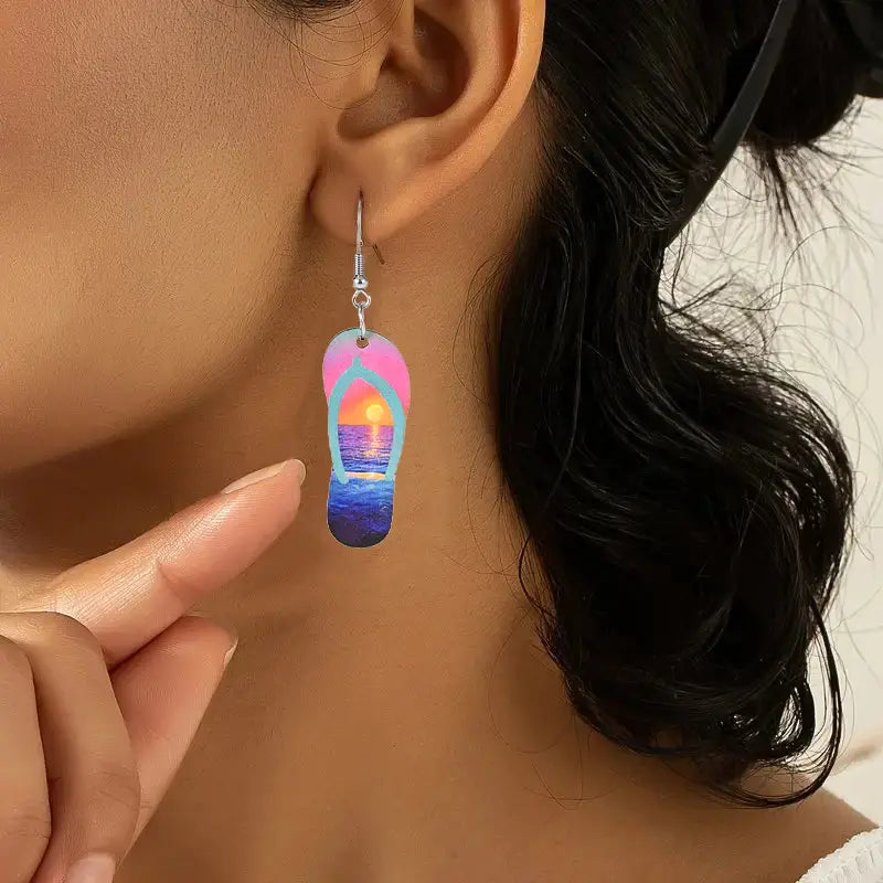 At the beach sandal Earrings-New Arrivals