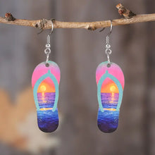 Load image into Gallery viewer, At the beach sandal Earrings-New Arrivals
