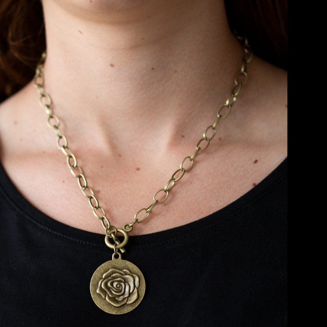 Beautifully Belle Brass - Necklaces