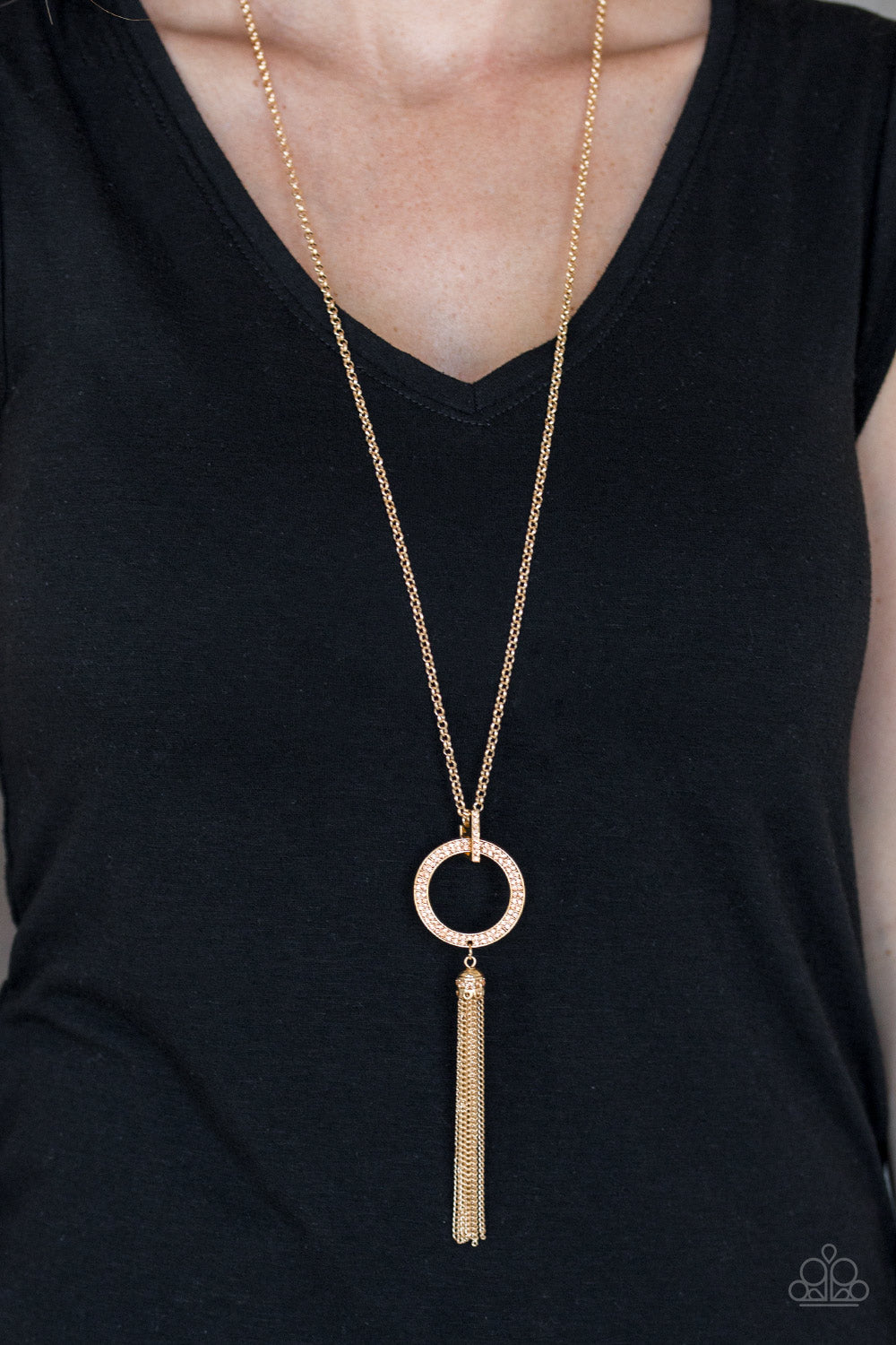 Straight To The Top Gold - Necklaces