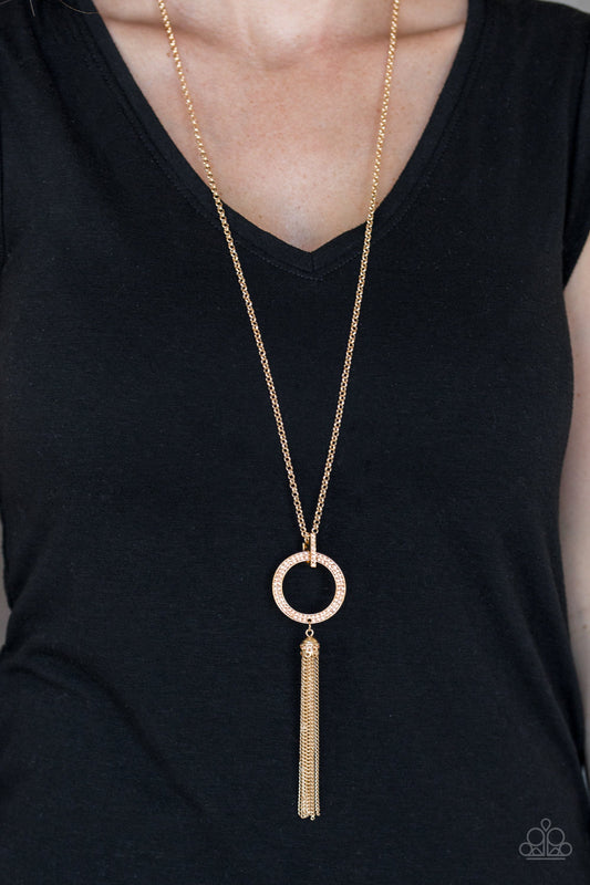 Straight To The Top Gold - Necklaces