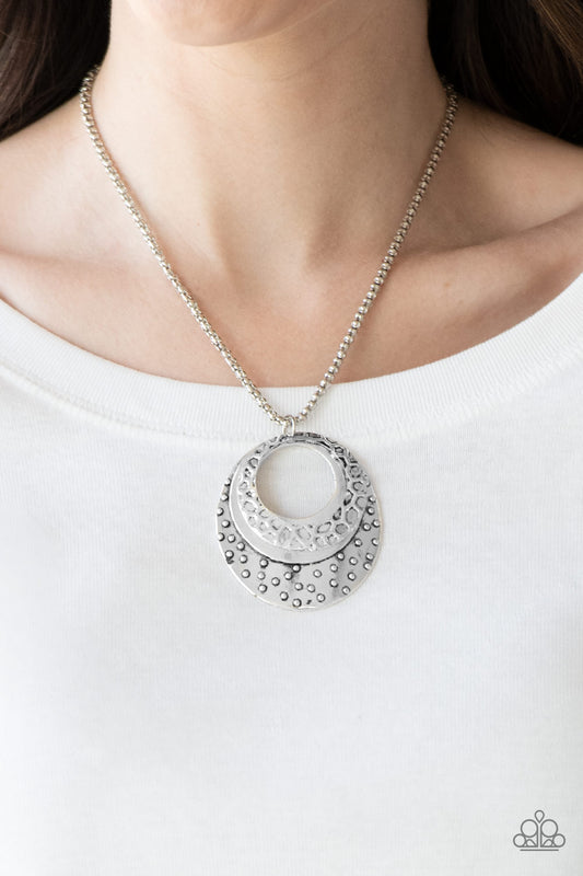 Texture Trio Silver -Necklace