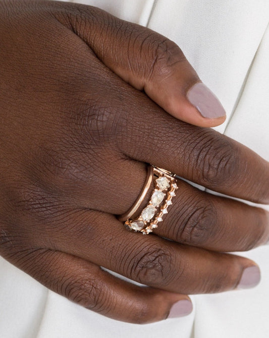 Backstage Sparkle Rose Gold - Rings