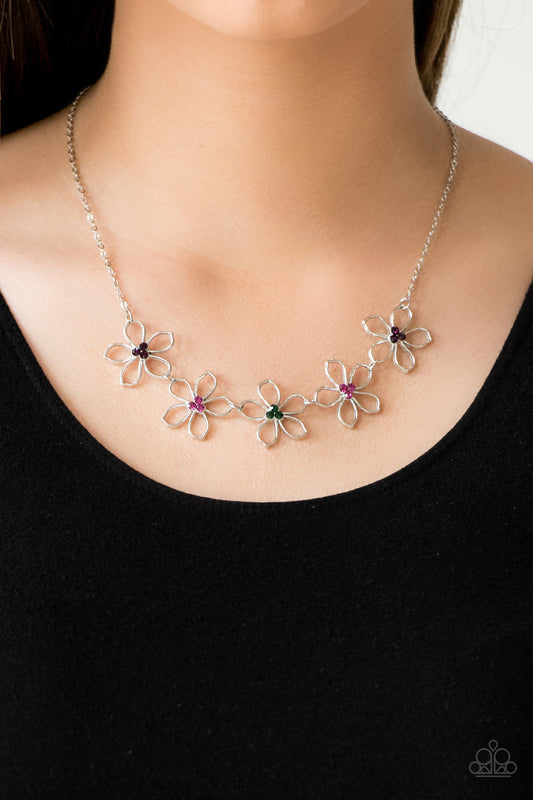 Hoppin Hibiscus Multi - Necklaces
