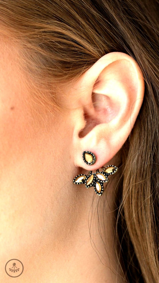 A Force To BEAM Reckoned With Brass - Earrings