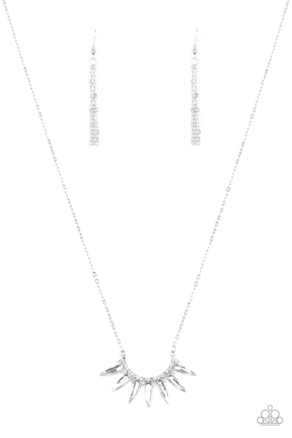 Empirical Elegance White -Necklaces