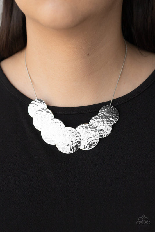 RADIAL Waves Silver - Necklaces