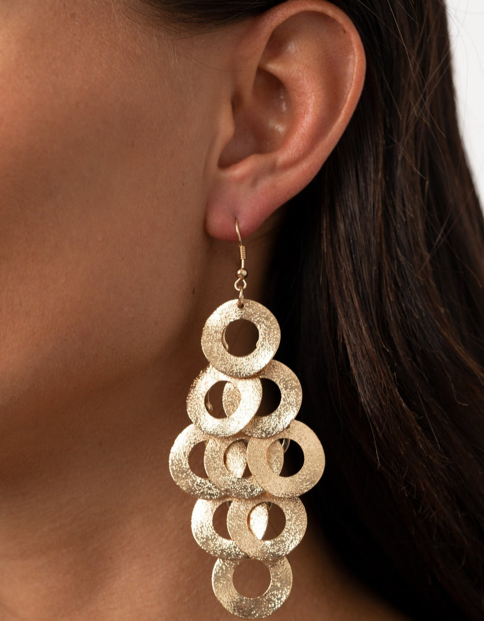 Scattered Shimmer Silver -Earrings