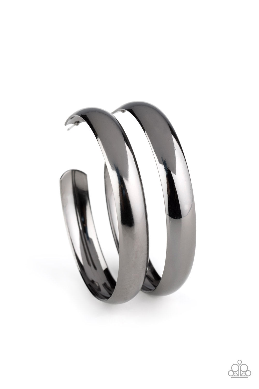 Kick Em To The CURVE Black - Earrings