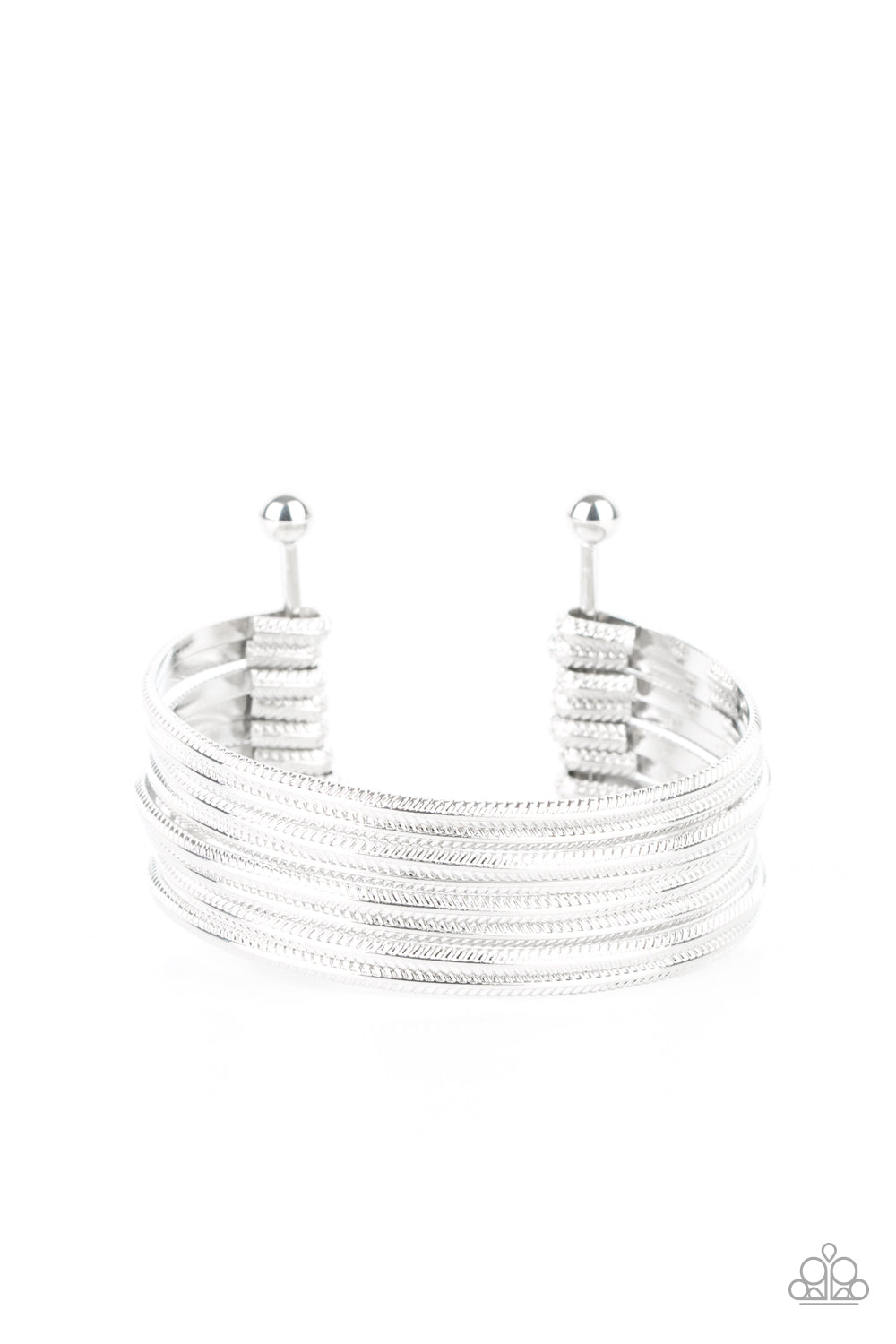 Now Watch Me Stack Silver - Bracelets