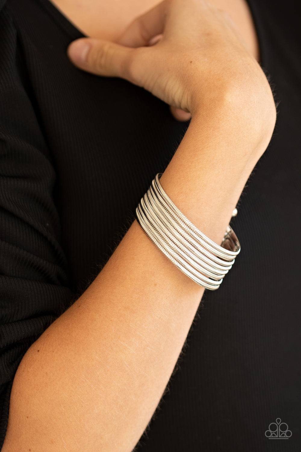Now Watch Me Stack Silver - Bracelets